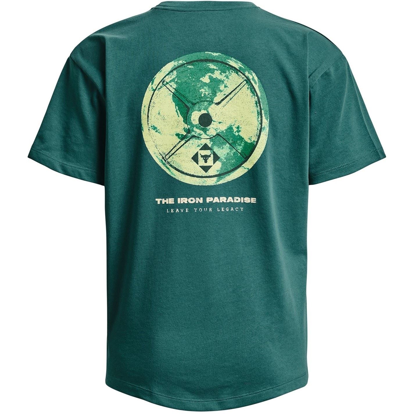 Under Armour Womens Armour Ua Pjt Rock Globe Ss Gym Top