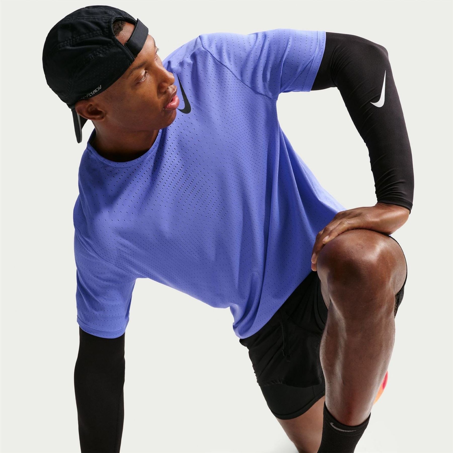 Nike Aero Crew Neck Short Sleeve Jersey T-Shirt