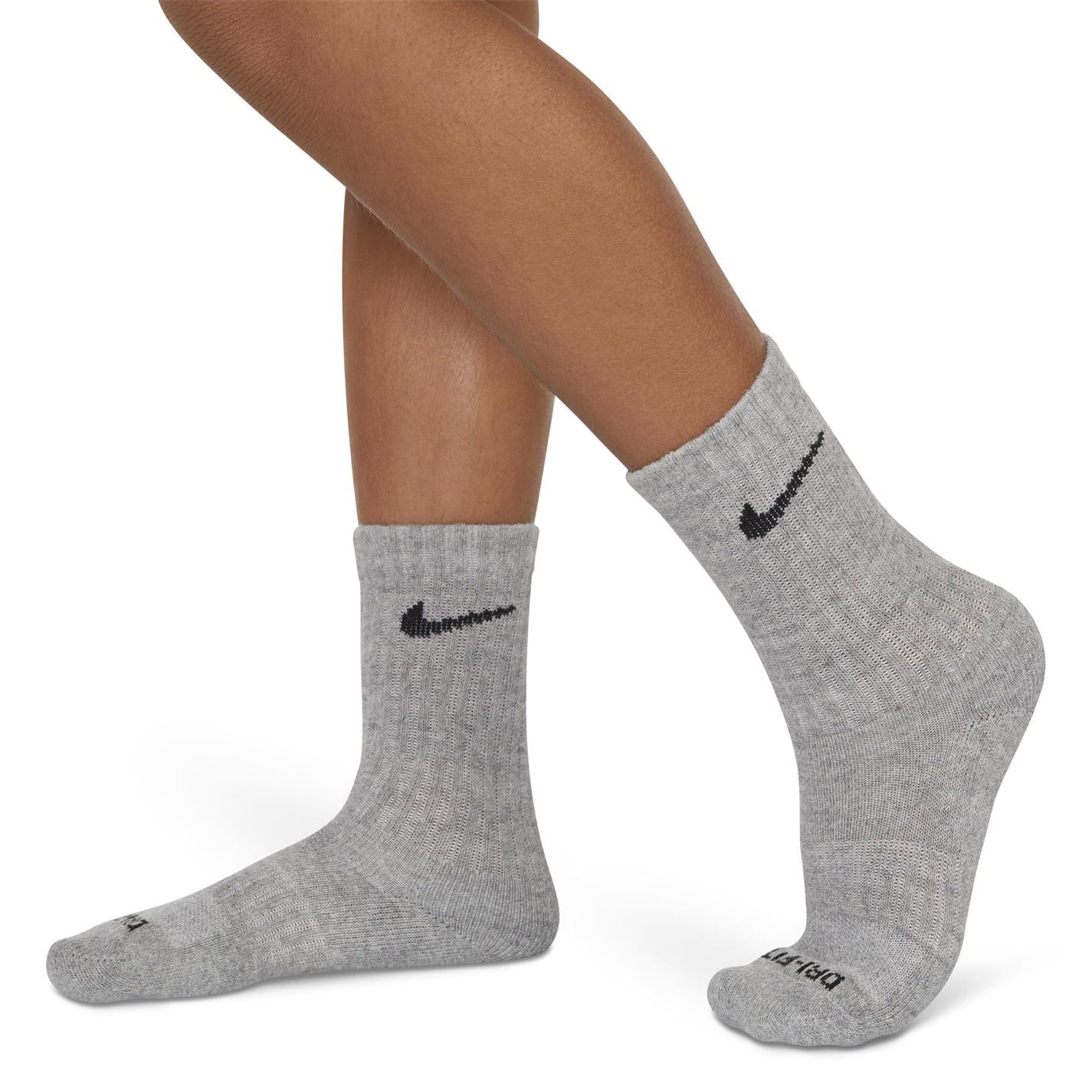 Nike 6 Pack Dri Fit Crew Children's Socks