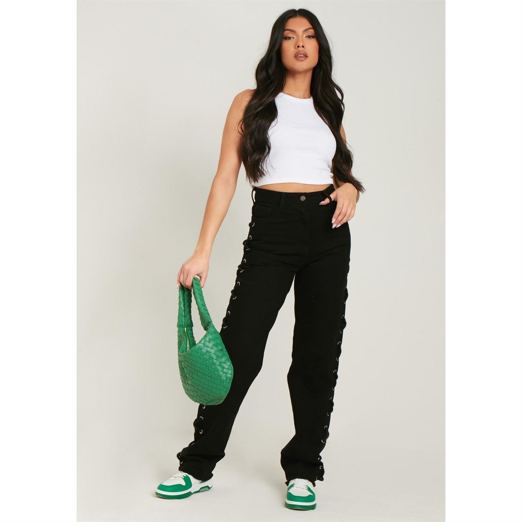 Missy Empire Up Side Mom Jeans