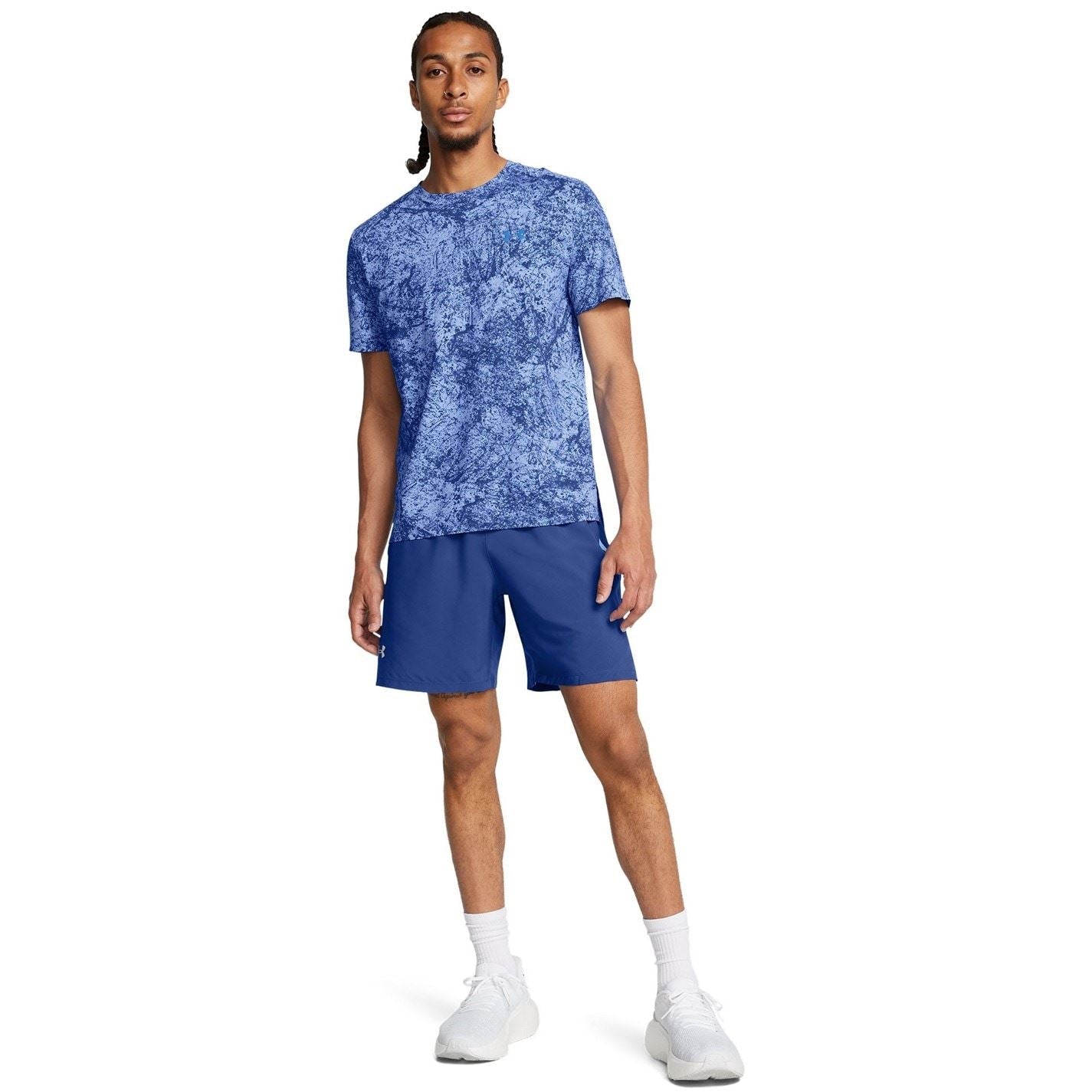 Under Armour Mens Armour Ua Launch 2 In 1 7 Shorts