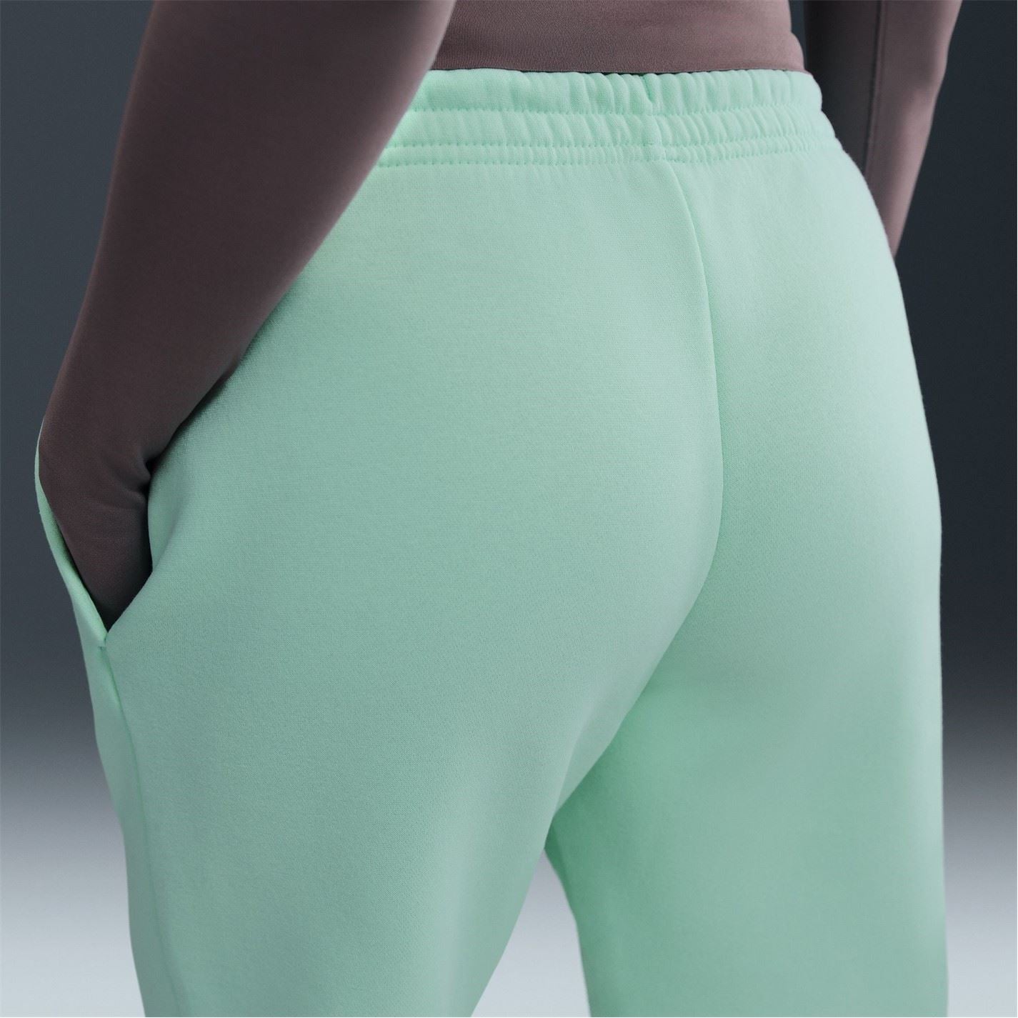 Nike Womens Sportswear Phoenix Fleece Mid Rise Sweatpants