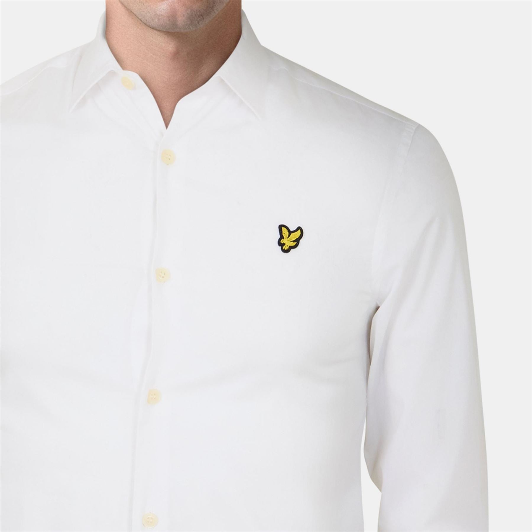 Lyle and Scott Mens And Scott Slim Fit Poplin Shirt
