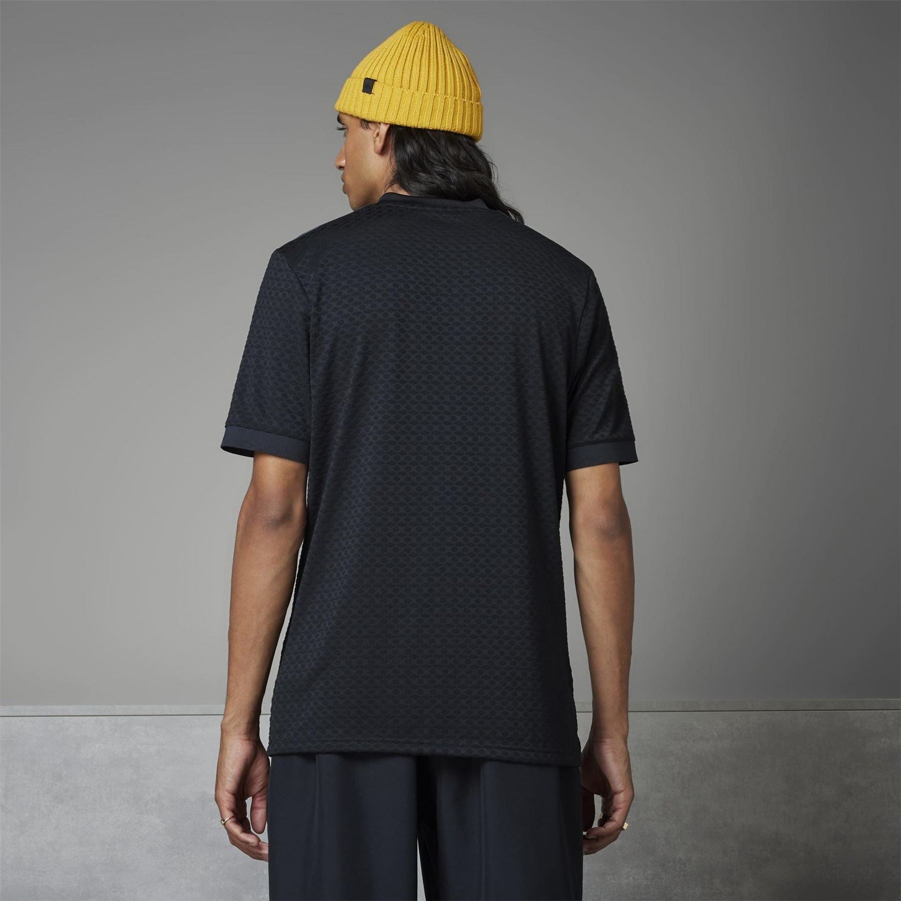 adidas Embroidered Band Collar Short Sleeve Jersey T-Shirt