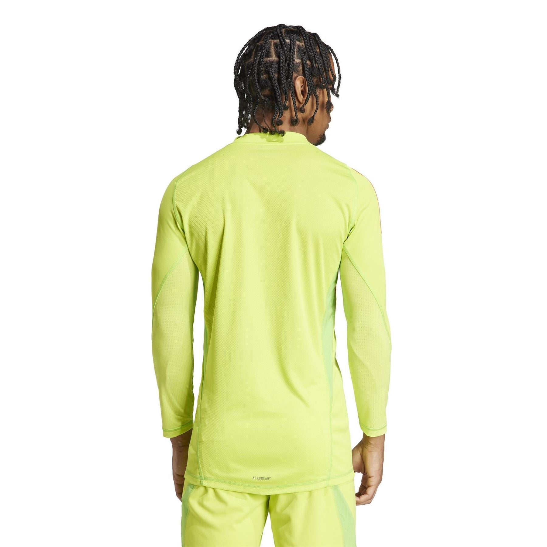 adidas V-Neck Raglan Sleeve Long Sleeve Jersey Top
