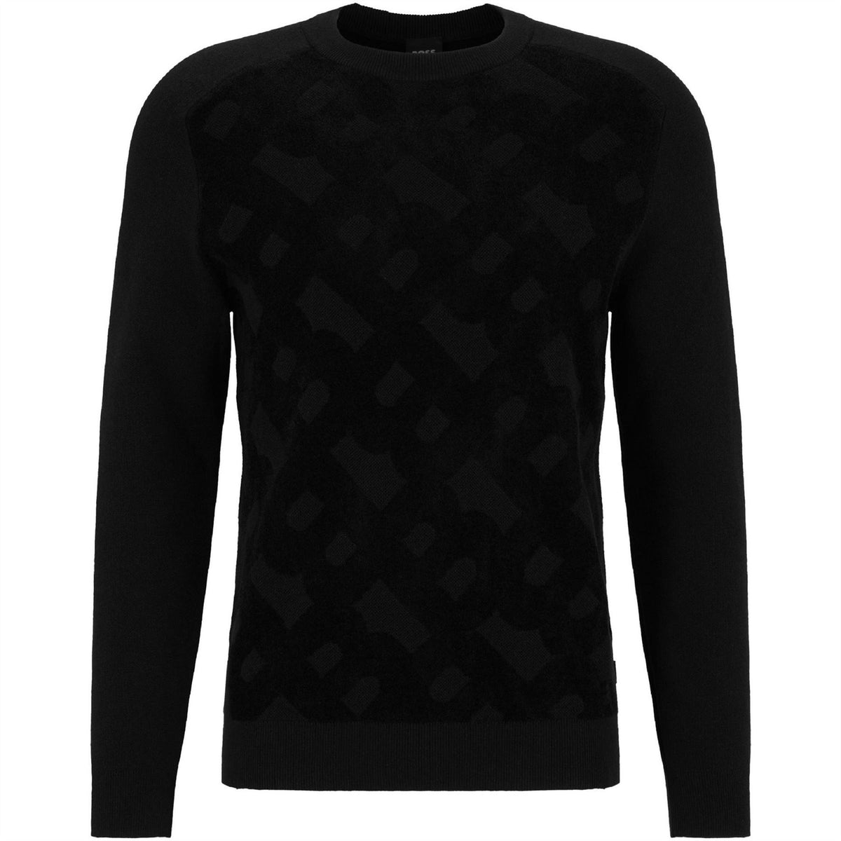 Boss Crew Neck Raglan Long Sleeve Regular Fit Sweater