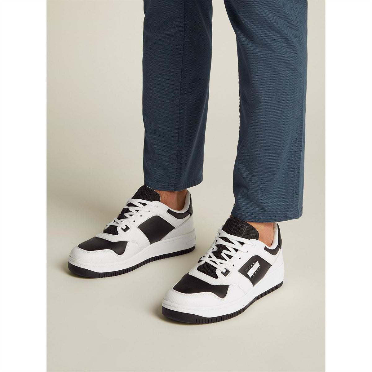 Tommy Jeans Leather Basket Trainers