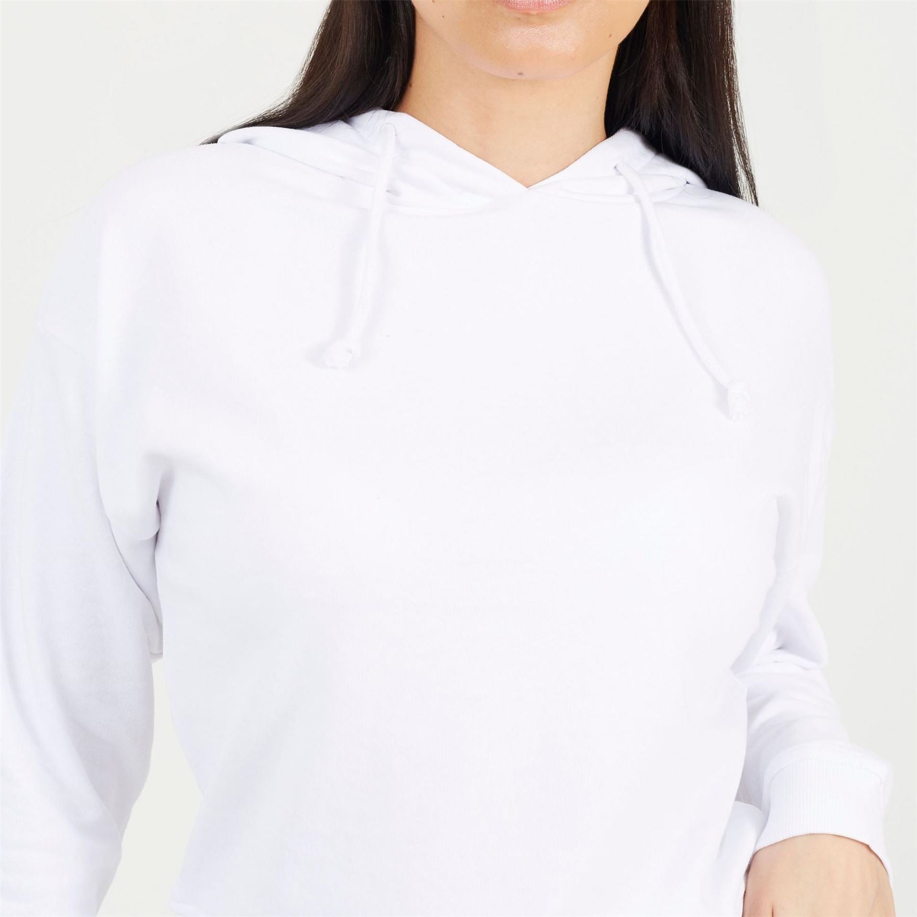 Brave Soul Womens Cropped Hooded Sweatshirt