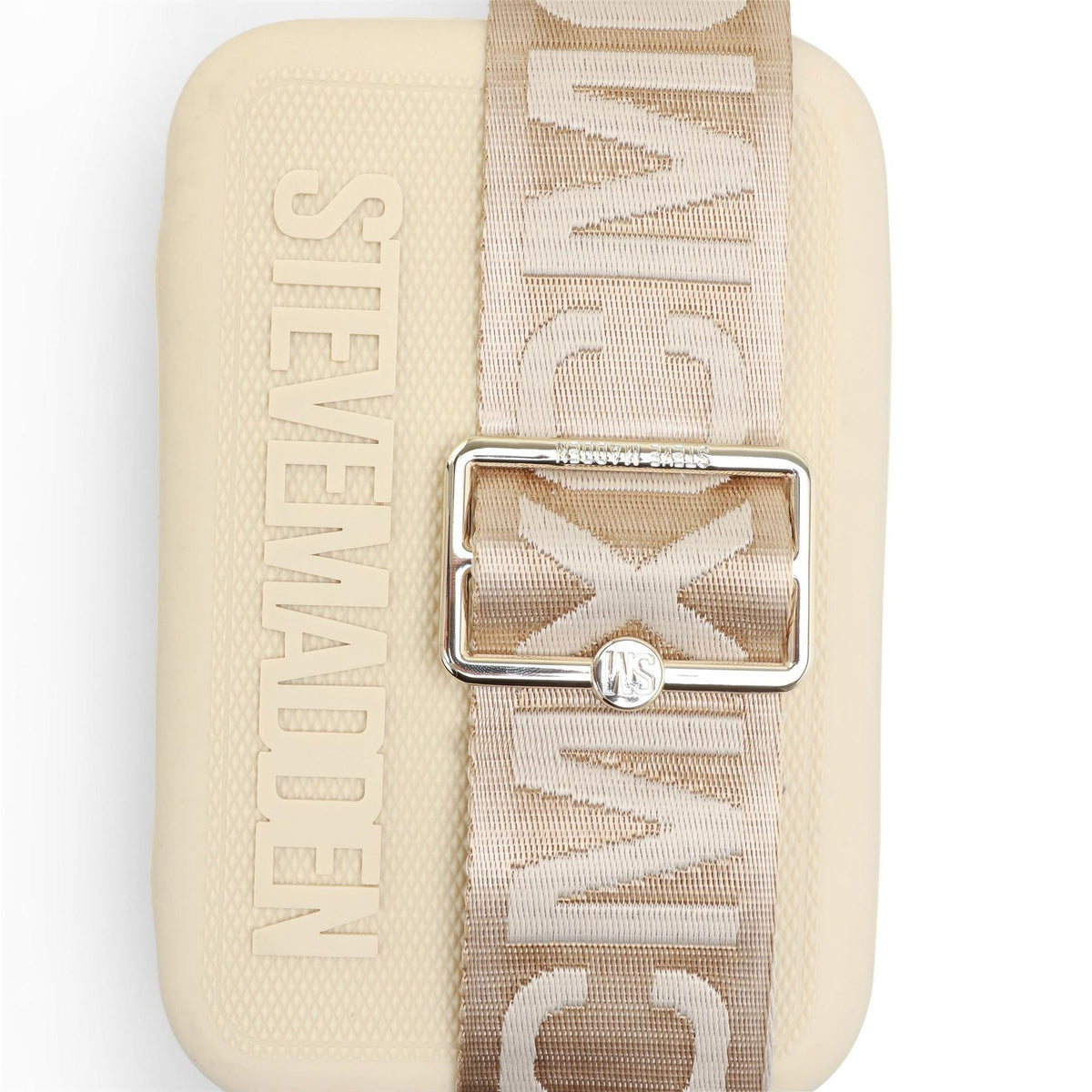 Steve Madden Wordmark Rectangle Shape Sling Bag with Key Case