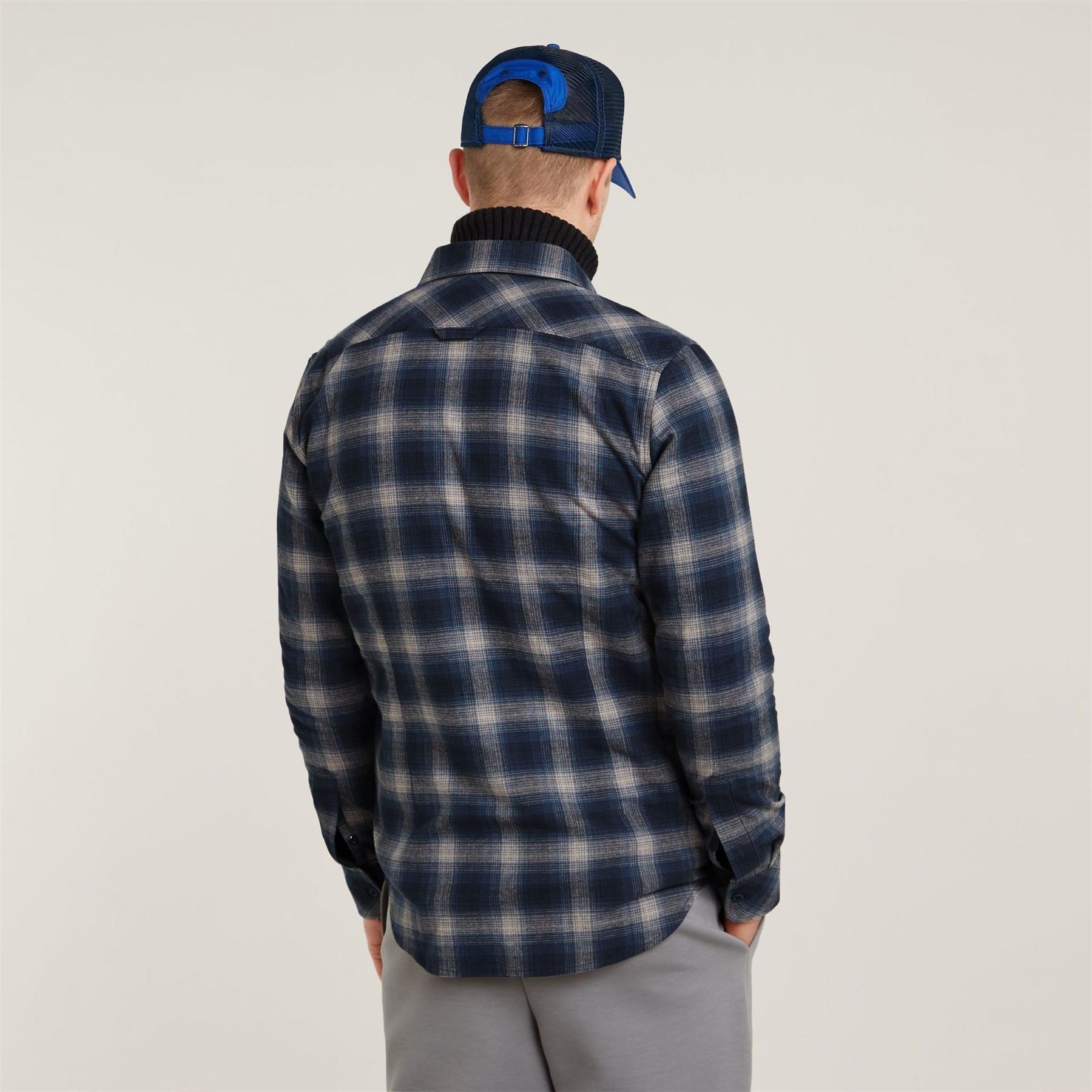 G Star Bristum Checked Long Sleeve Patterned Shirt