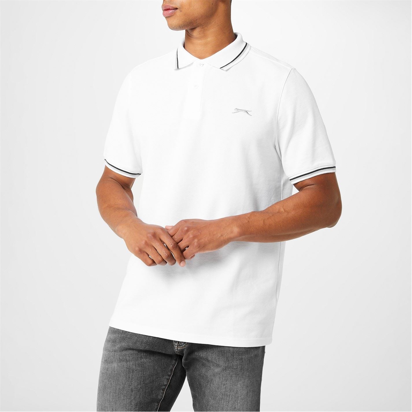 Slazenger Mens Tipped Polo Shirt