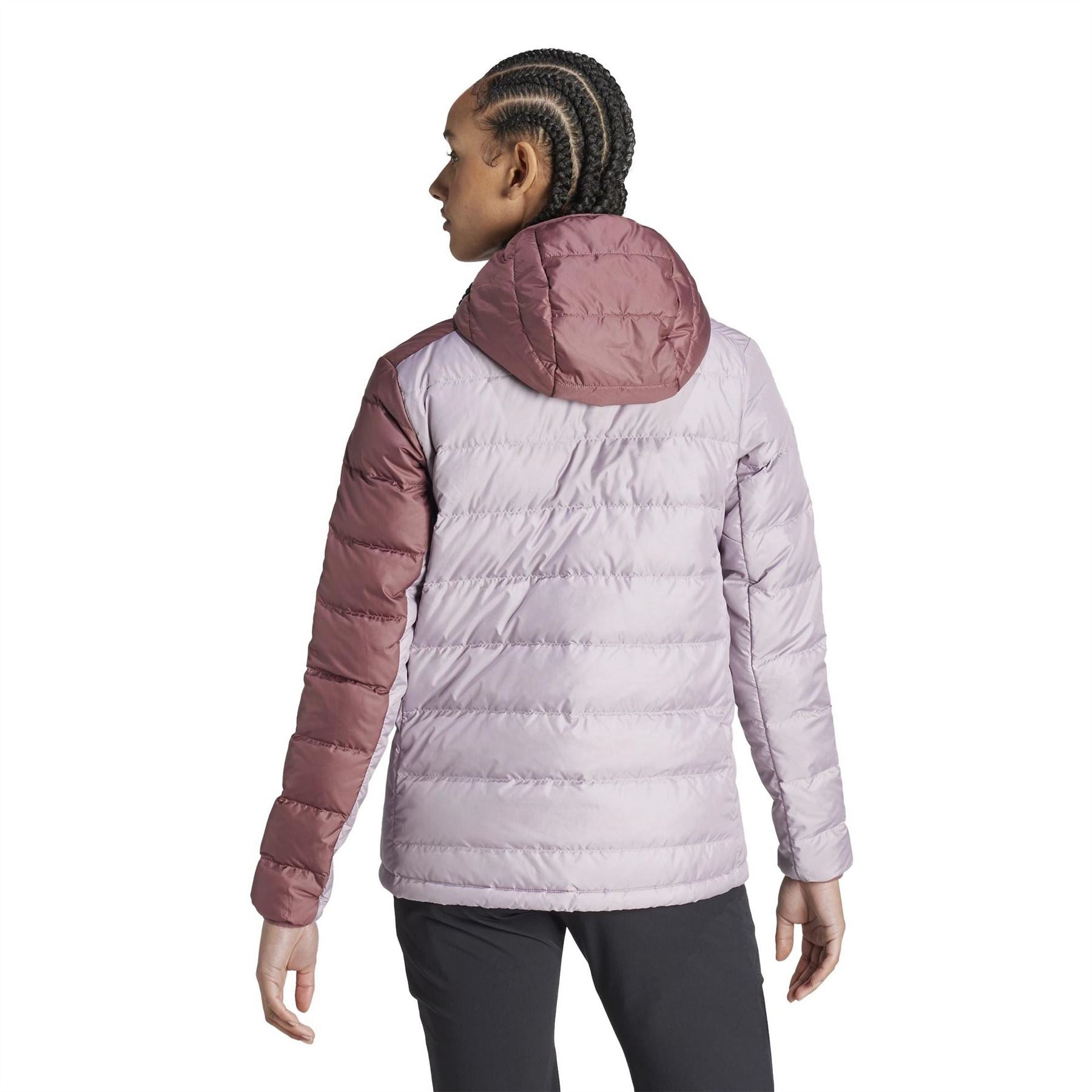 adidas Womens Terrex Multi Light Down Hooded Jacket