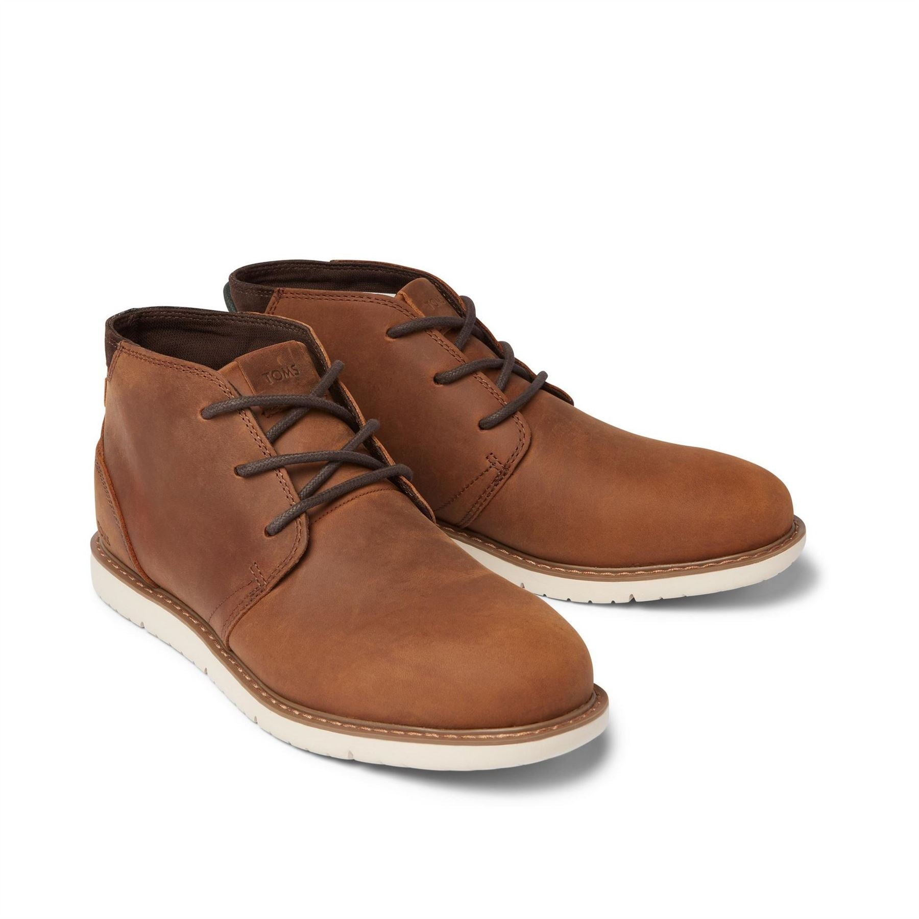 Toms Round Toe Navi Chukka Boots