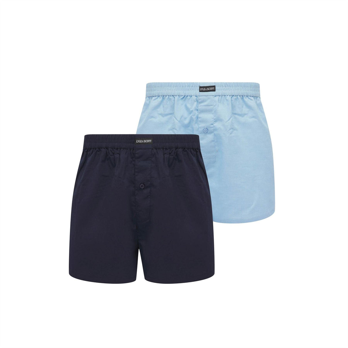 Lyle and Scott 2 Pack Woven Boxer Shorts