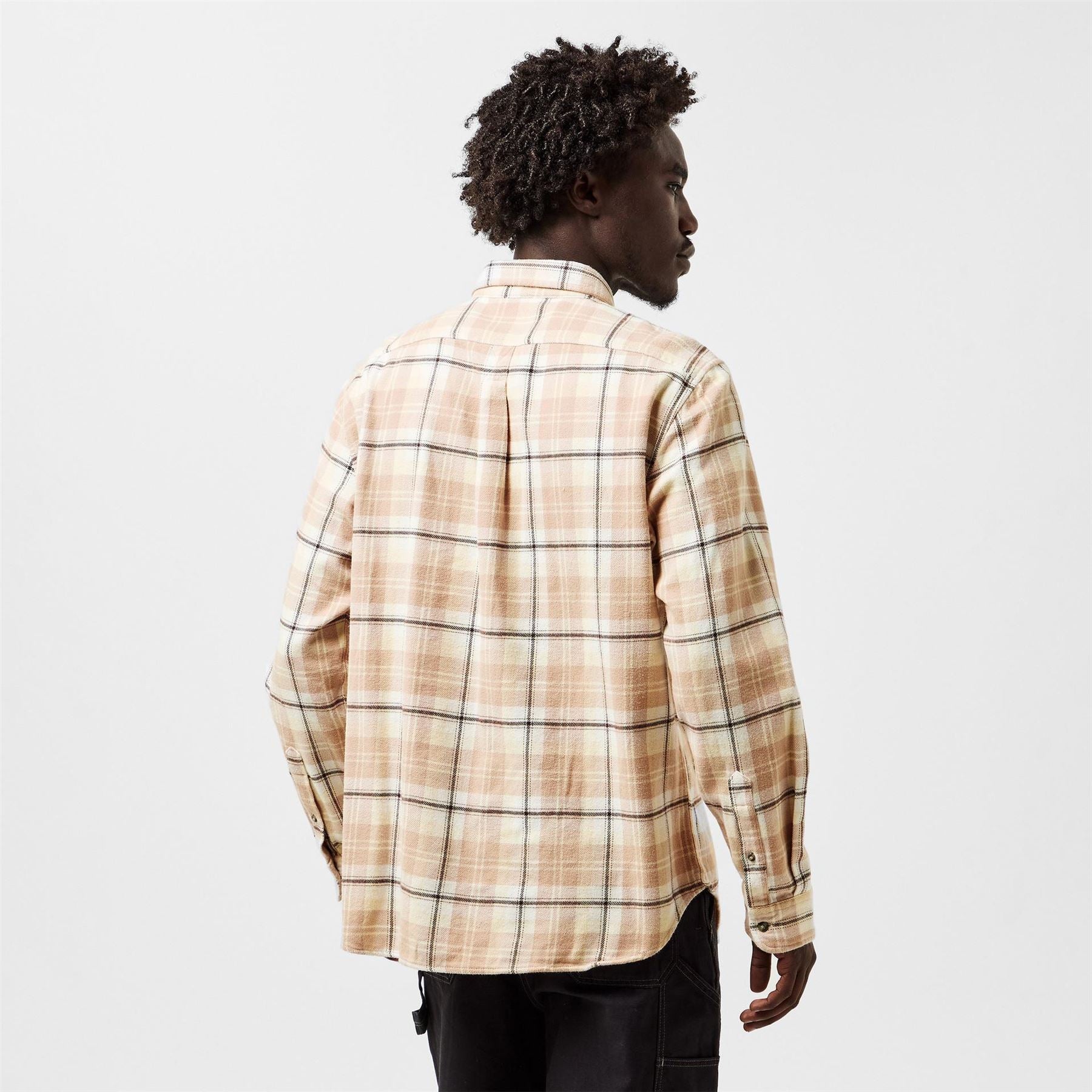 Timberland Collared Neck Button Down Long Sleeve Shirt