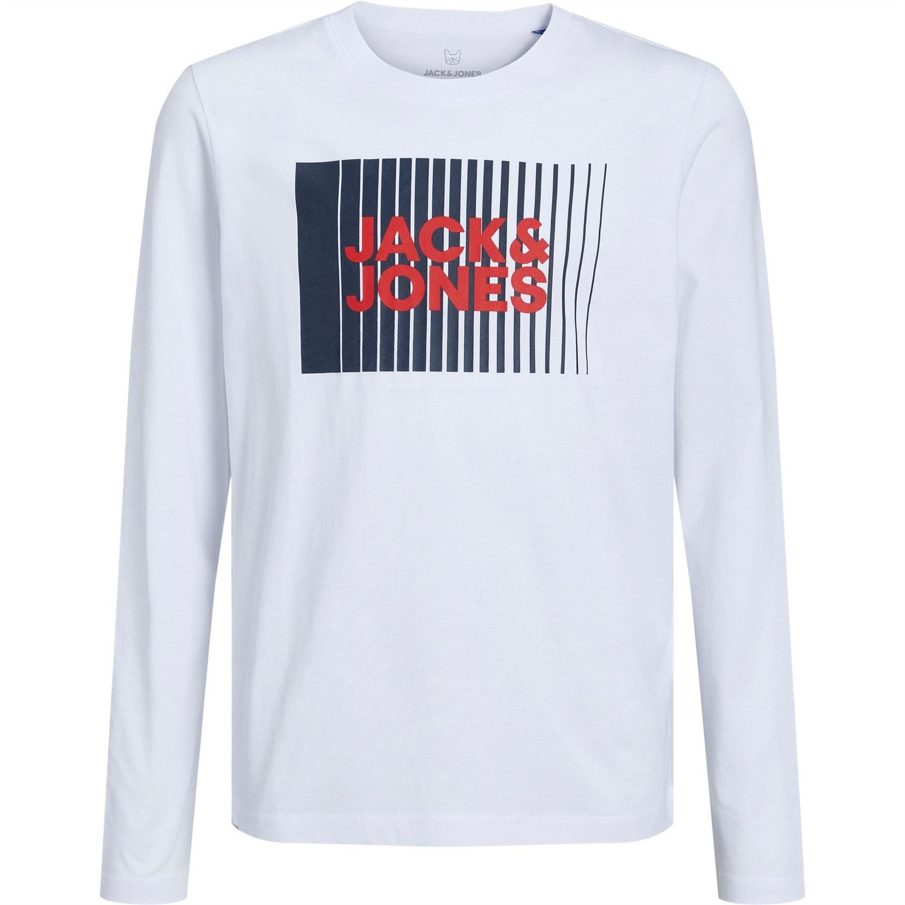 Jack and Jones Junior And Junior Logo Long Sleeve Regular Fit T-Shirt