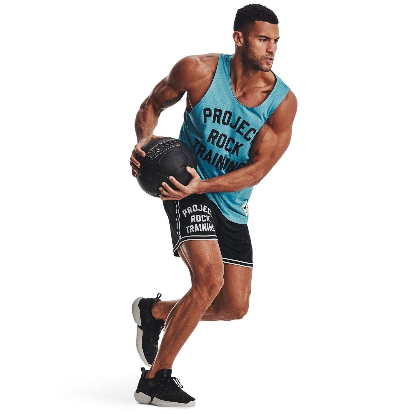 Under Armour Mens Armour Pjt Rck Penny Mesh Sts Tg Gym Shorts