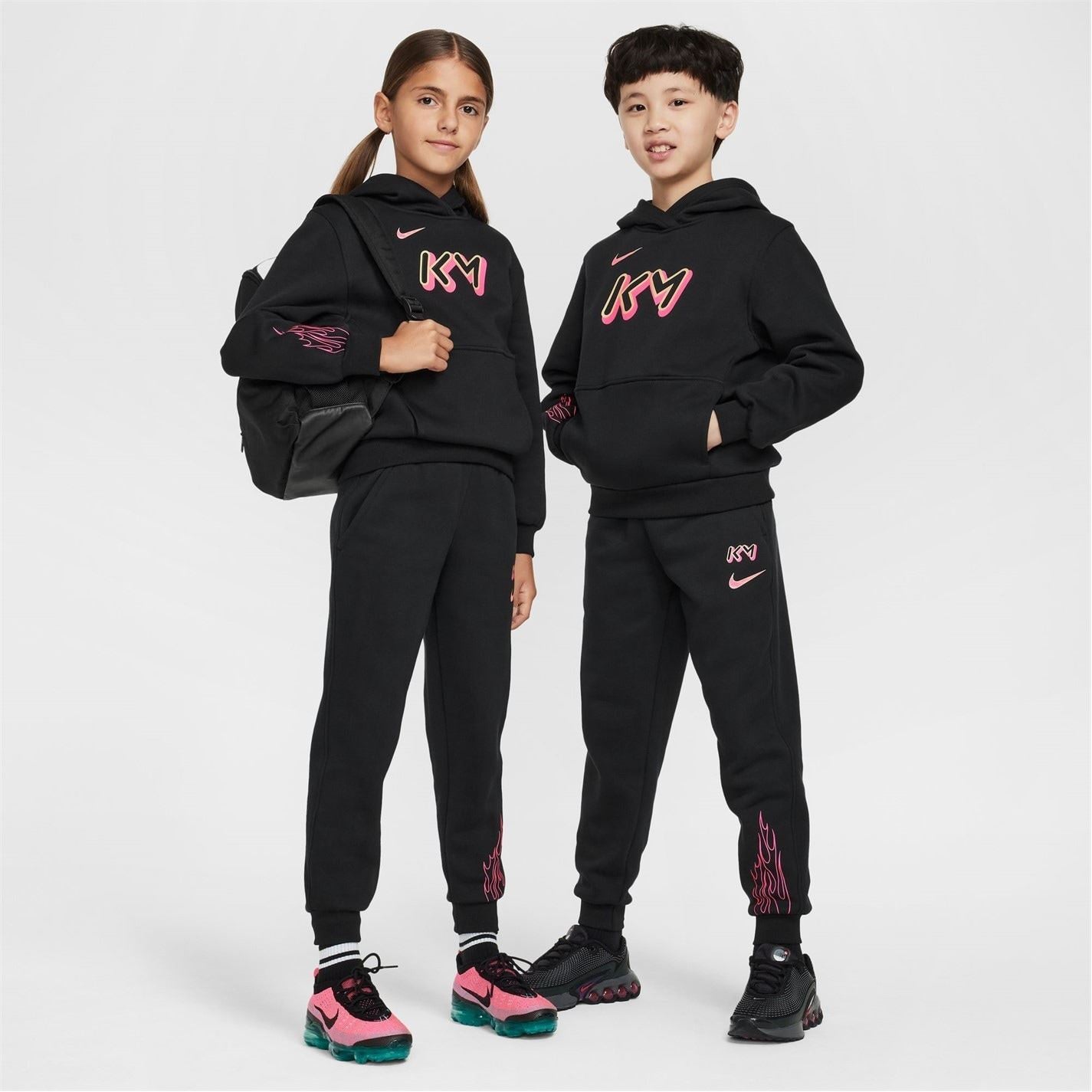 Mbappe Club Hooded Ribbed Cuff Tracksuit Top