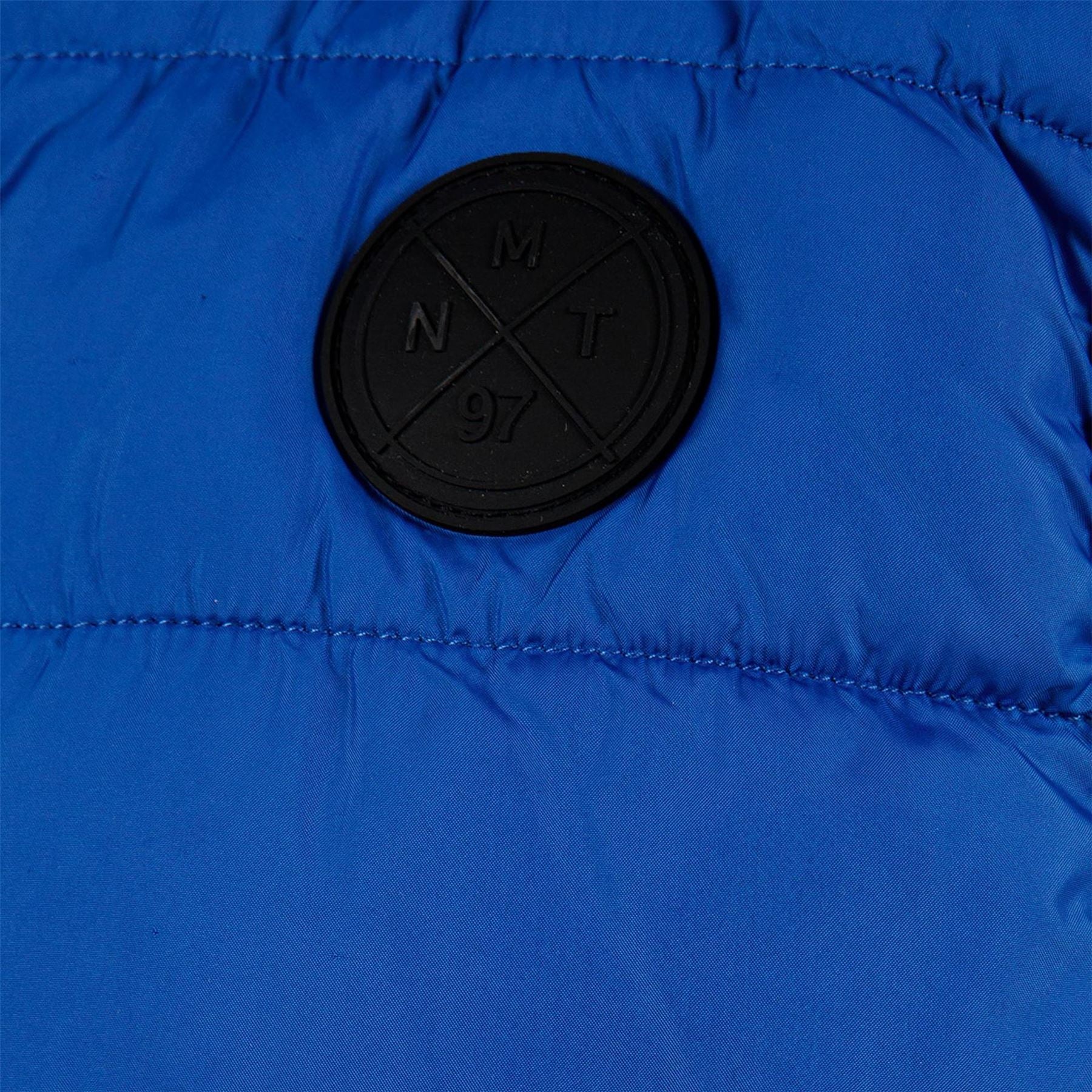 Minoti Boys Padded Gilet With Detachable Hood Cobalt Blue