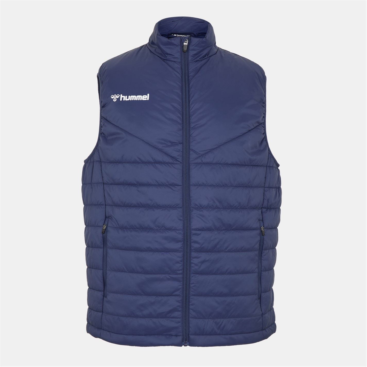 Hummel Solid Patterned Zipped Pocket Gilet