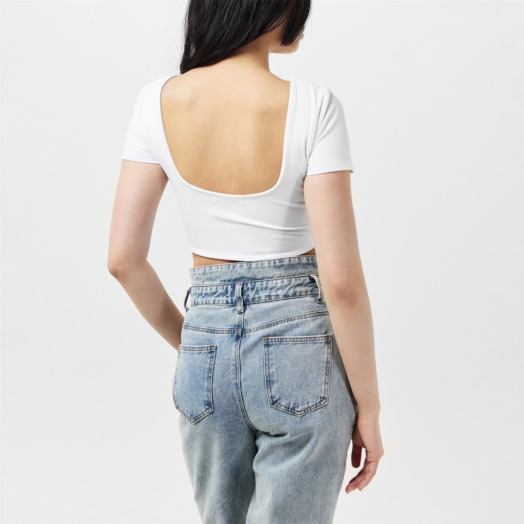 Missy Empire Womens Premium Sculpt Backless Crop Top