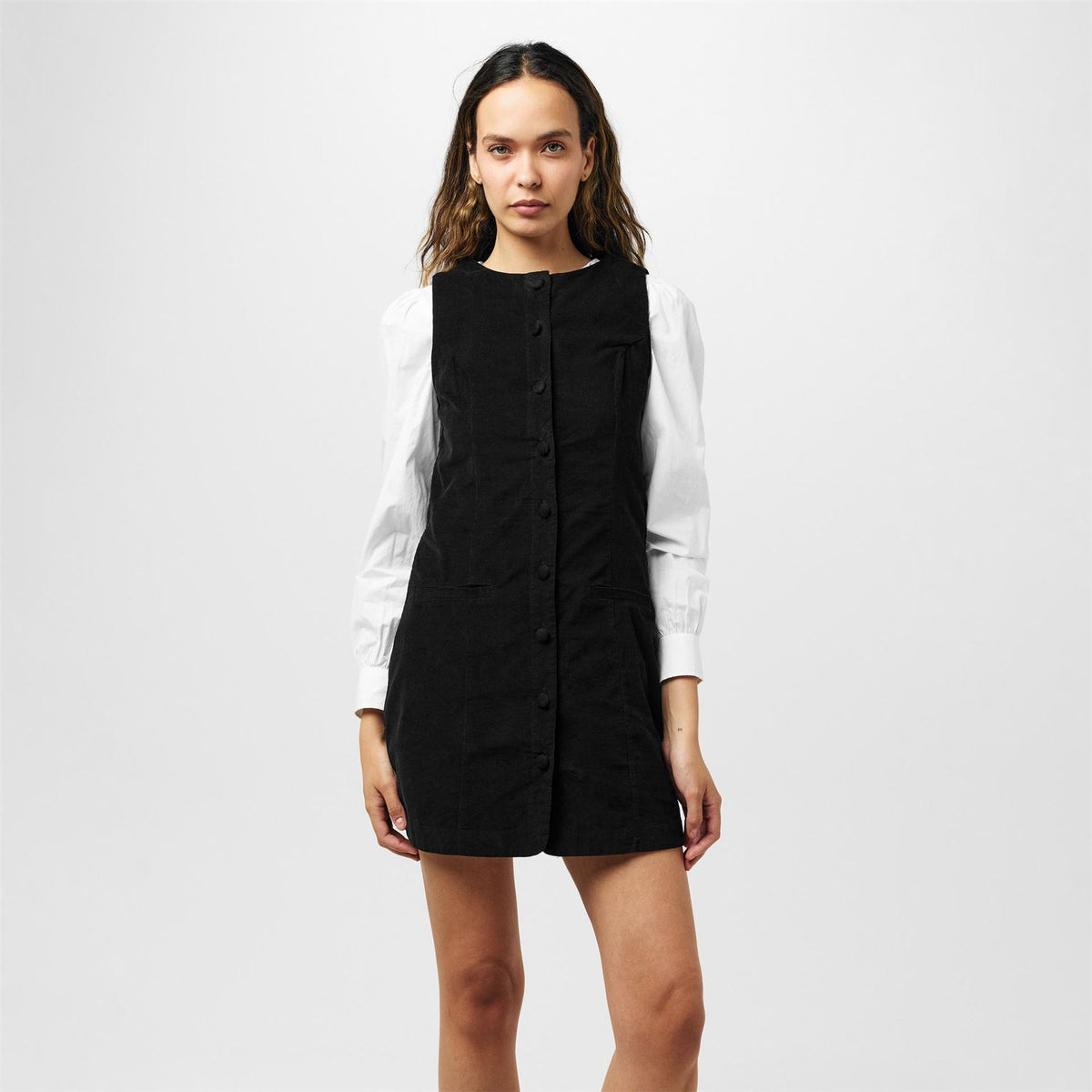 Nobodys Child Ned Crew Neck Mini A-Line Dress