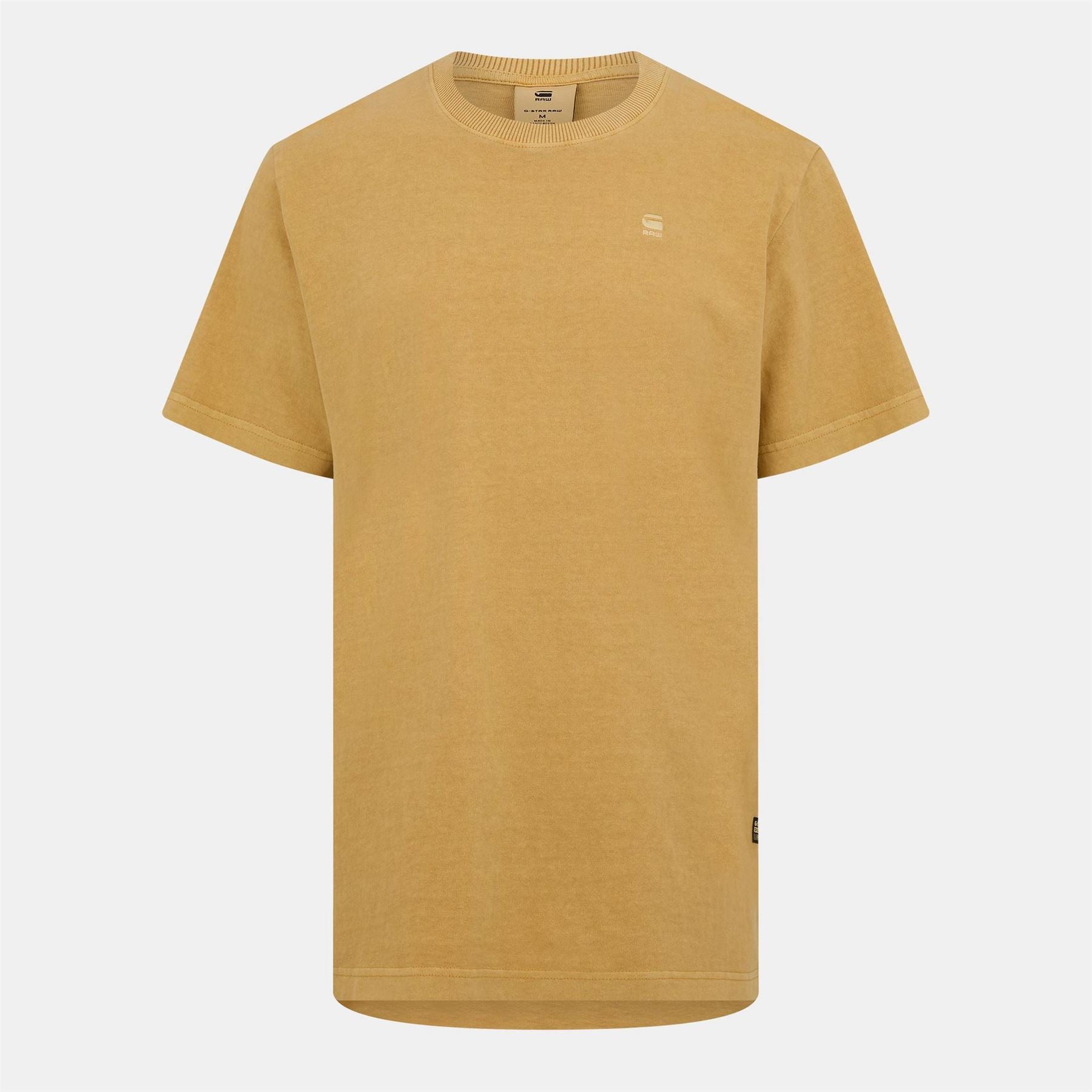 G Star Overdyed Regular Fit Crew Neck T-Shirt