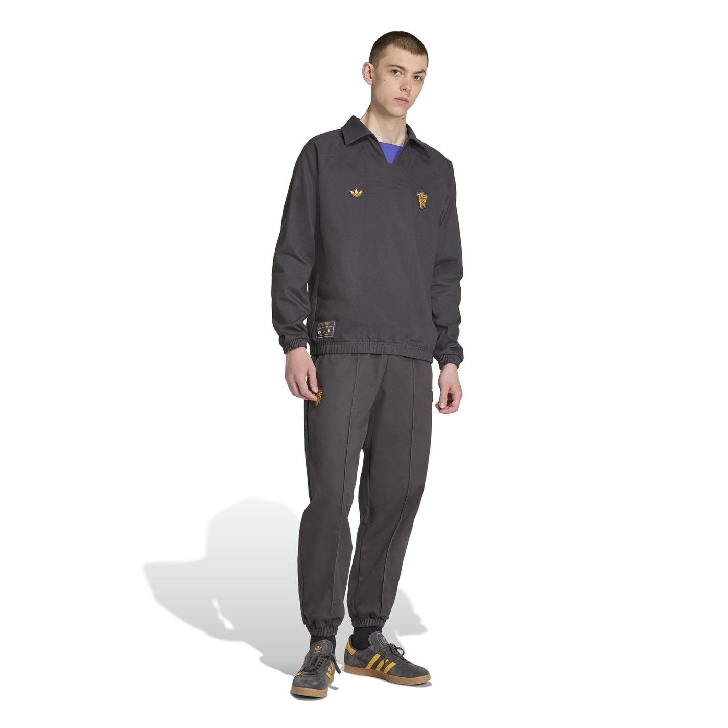 adidas Mens Manchester United Icons Drill Top