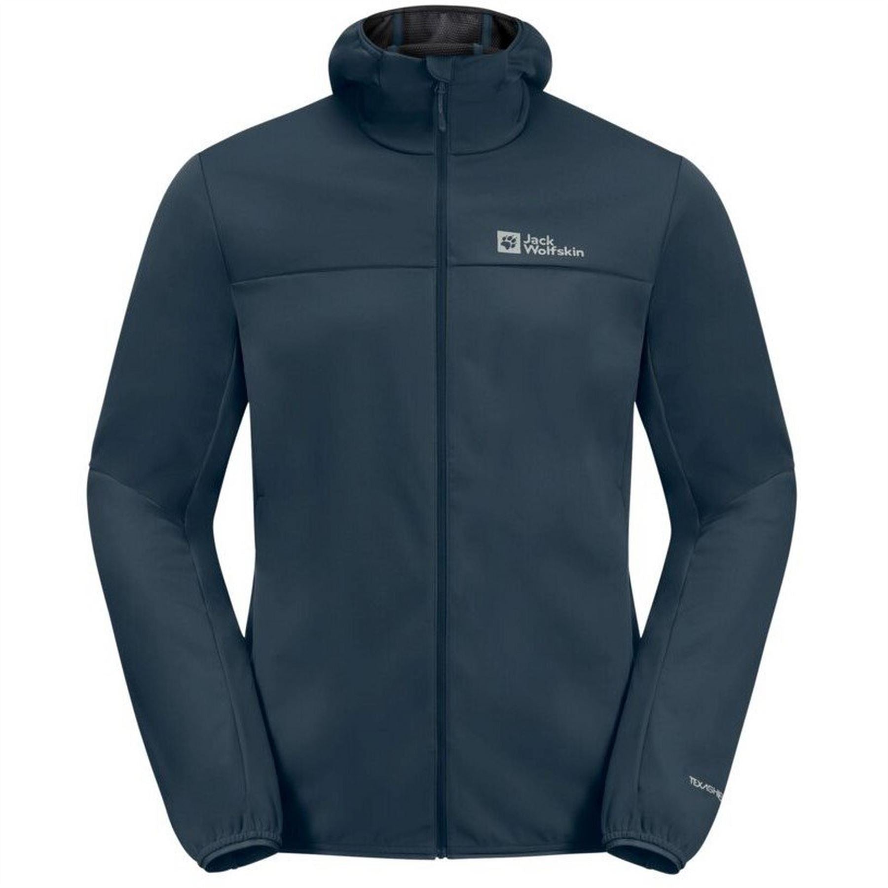 Jack Wolfskin Feldberg Water Resistant Windproof Hooded Long Sleeve Softshell Jacket