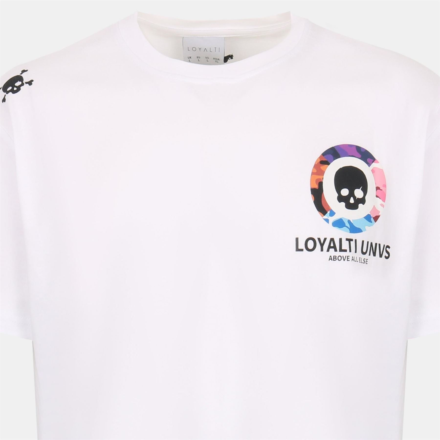 Loyalti Camo Skull Crew Neck Short Sleeve T-Shirt