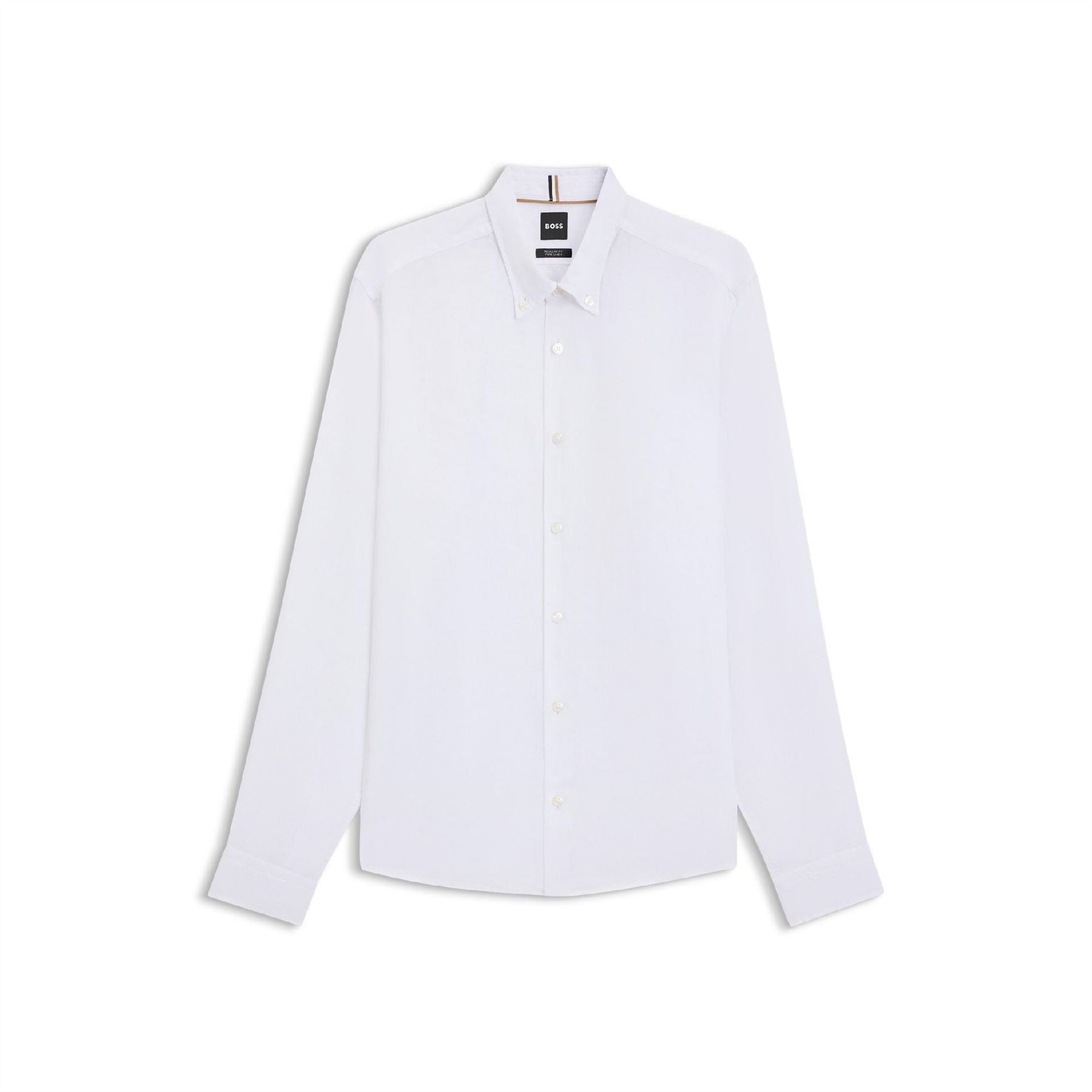 Boss Liam Collared Button Down Long Sleeve Shirt