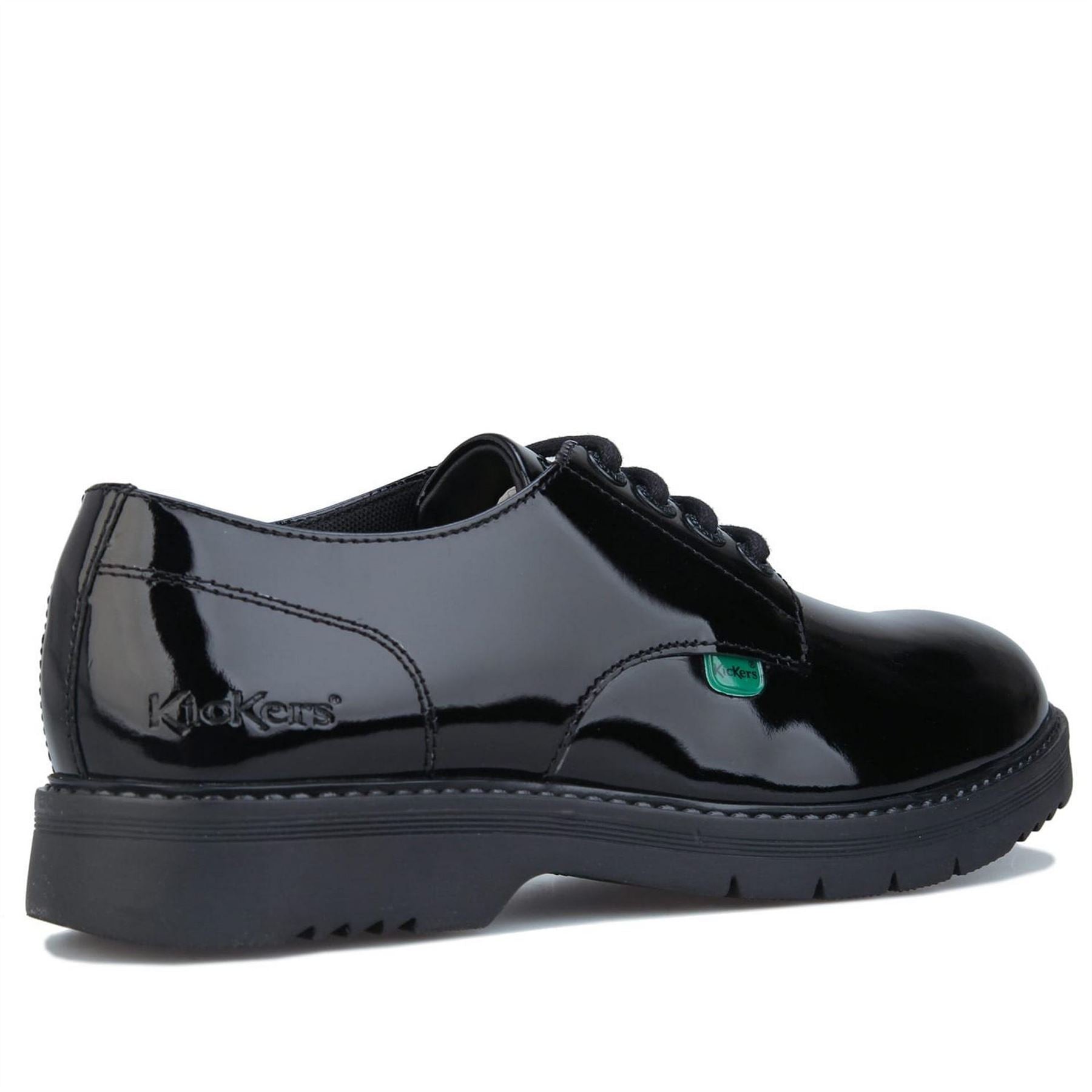 Kickers Finley Lace Up Patent Shoes