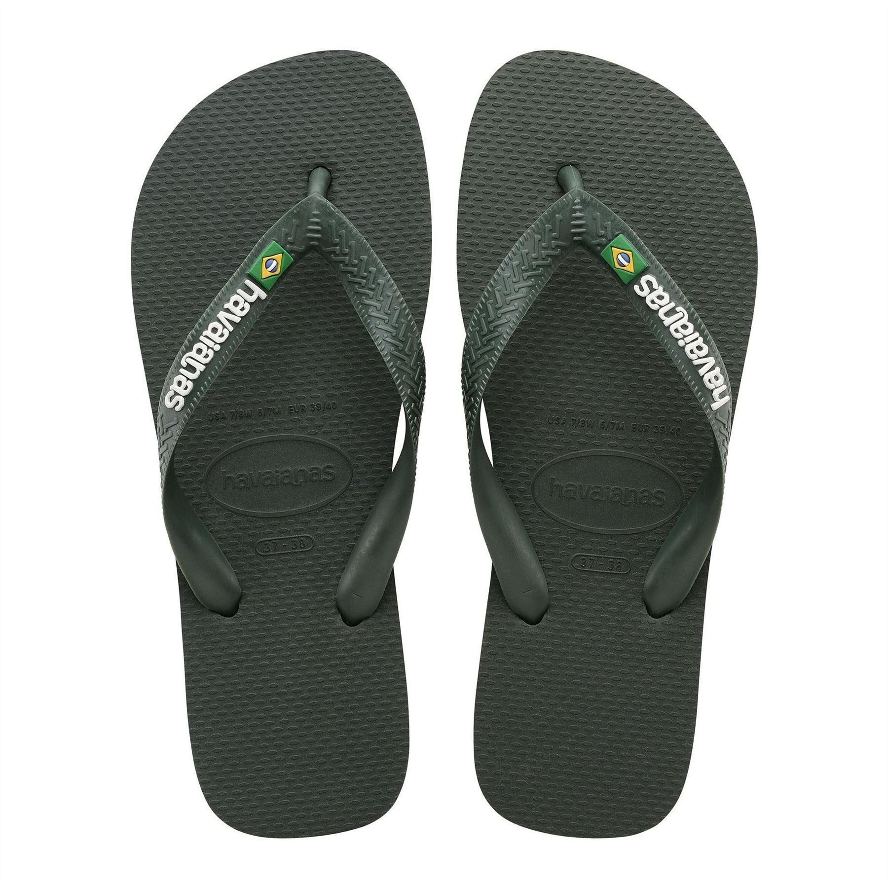 Havaianas Brasil Logo Flip Flops