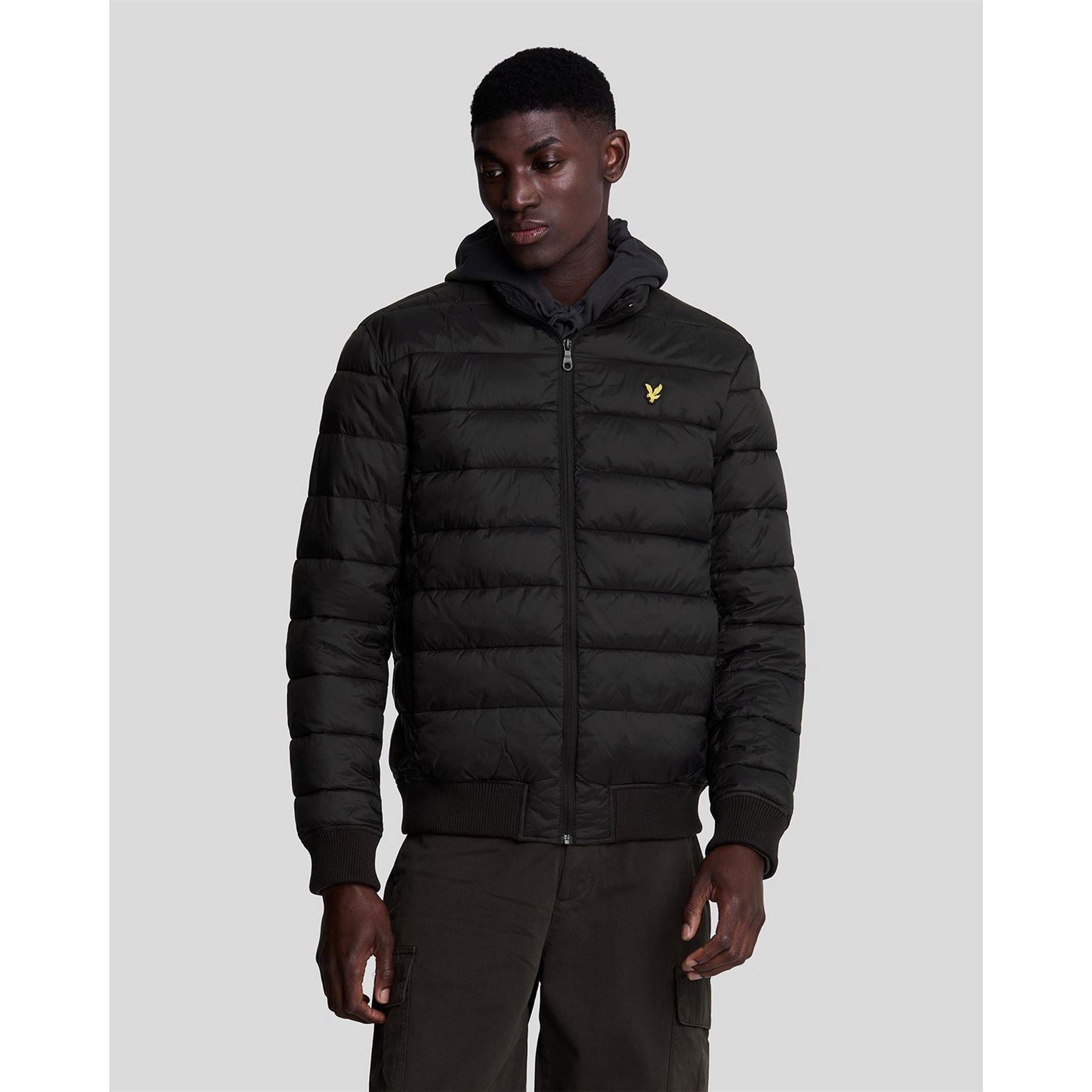 Lyle and Scott Medium Funnel Wadded Puffer Jacket