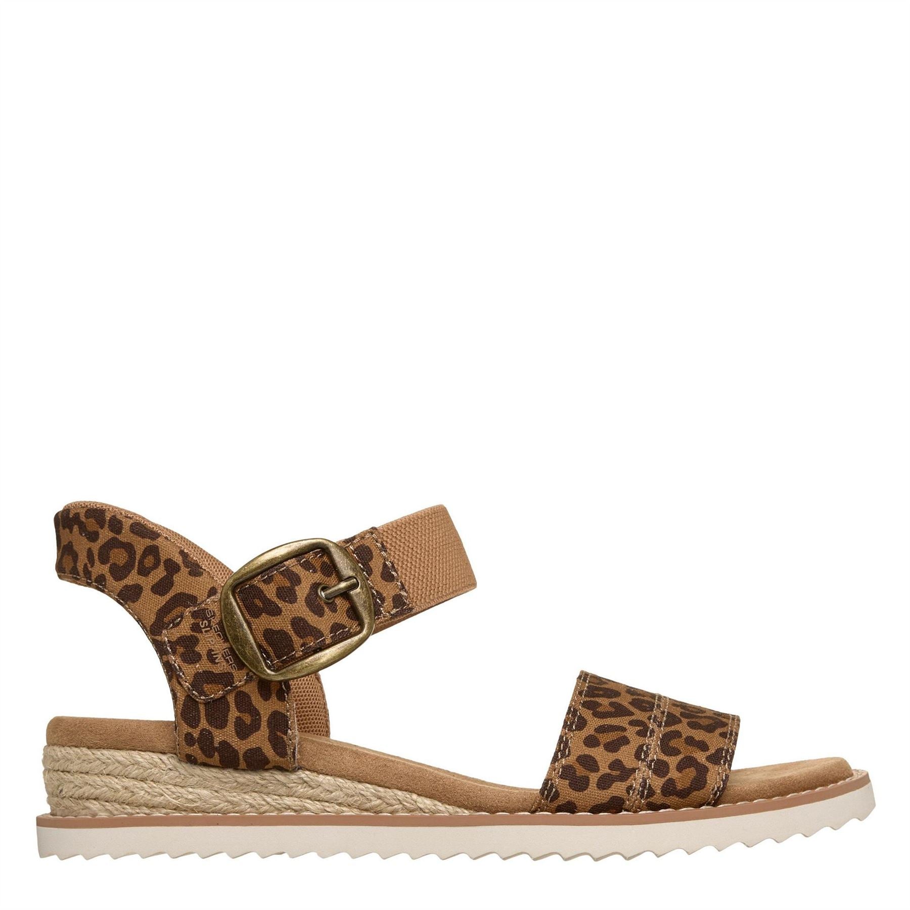 Skechers Desert Kiss Leopard Patterned Slides