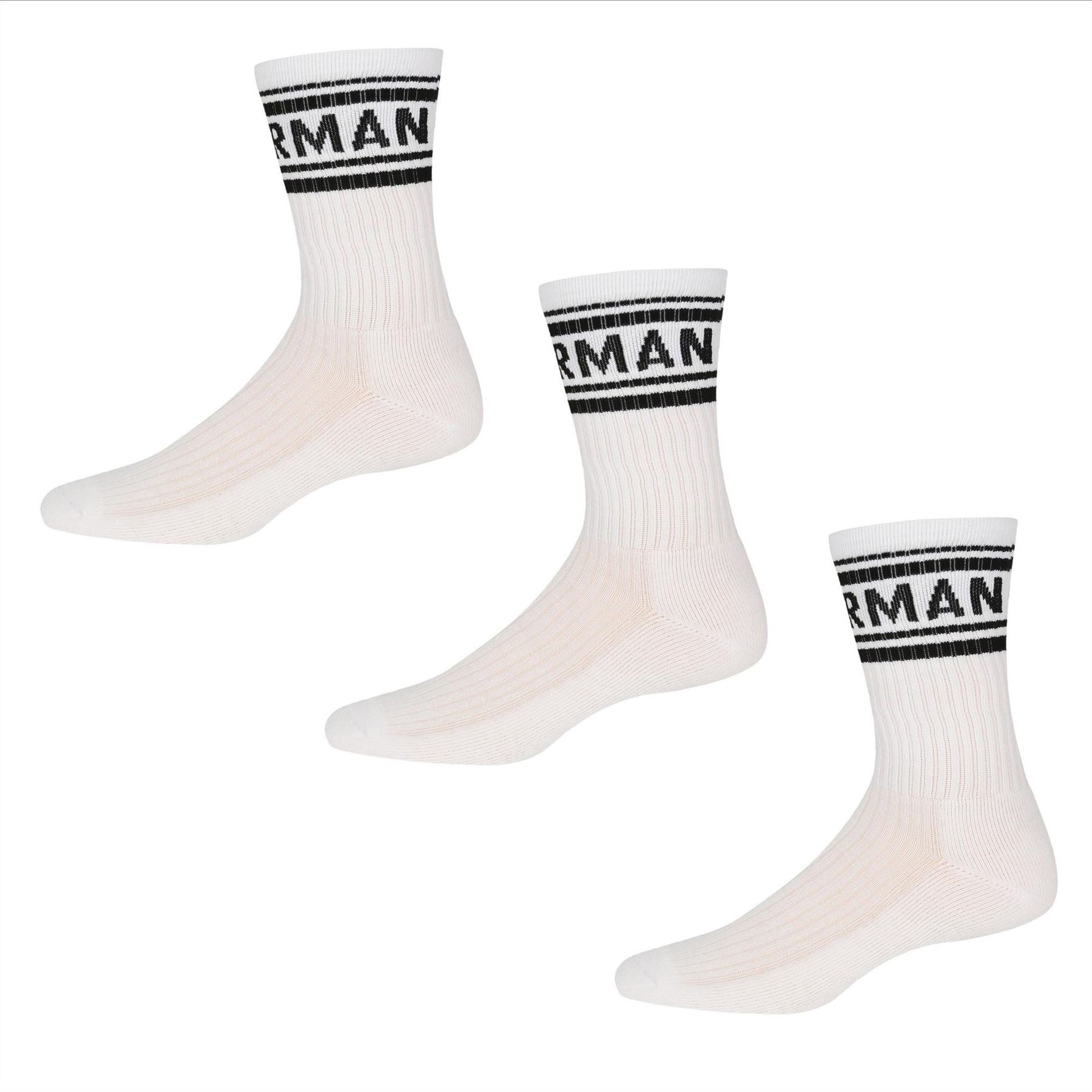 Ben Sherman Mens Sherman 3 Pack Sport Socks