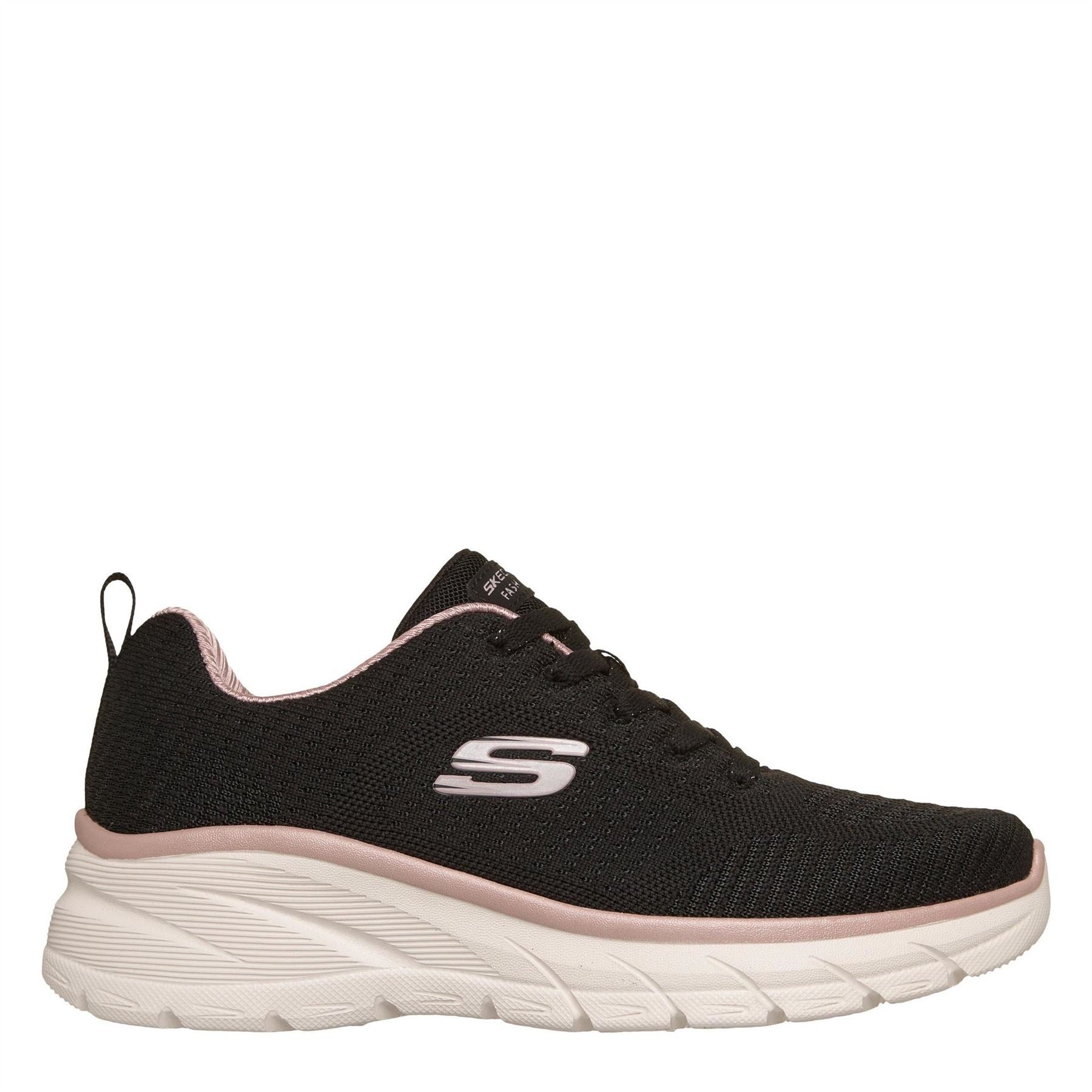Skechers Fashion Fit 2.0 1¾ Inch Heel Mesh Low Top Trainers