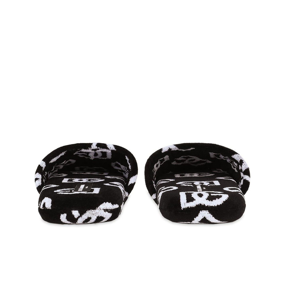 Dolce and Gabbana Casa And Gabbana Jacquard Cotton Terry Slippers