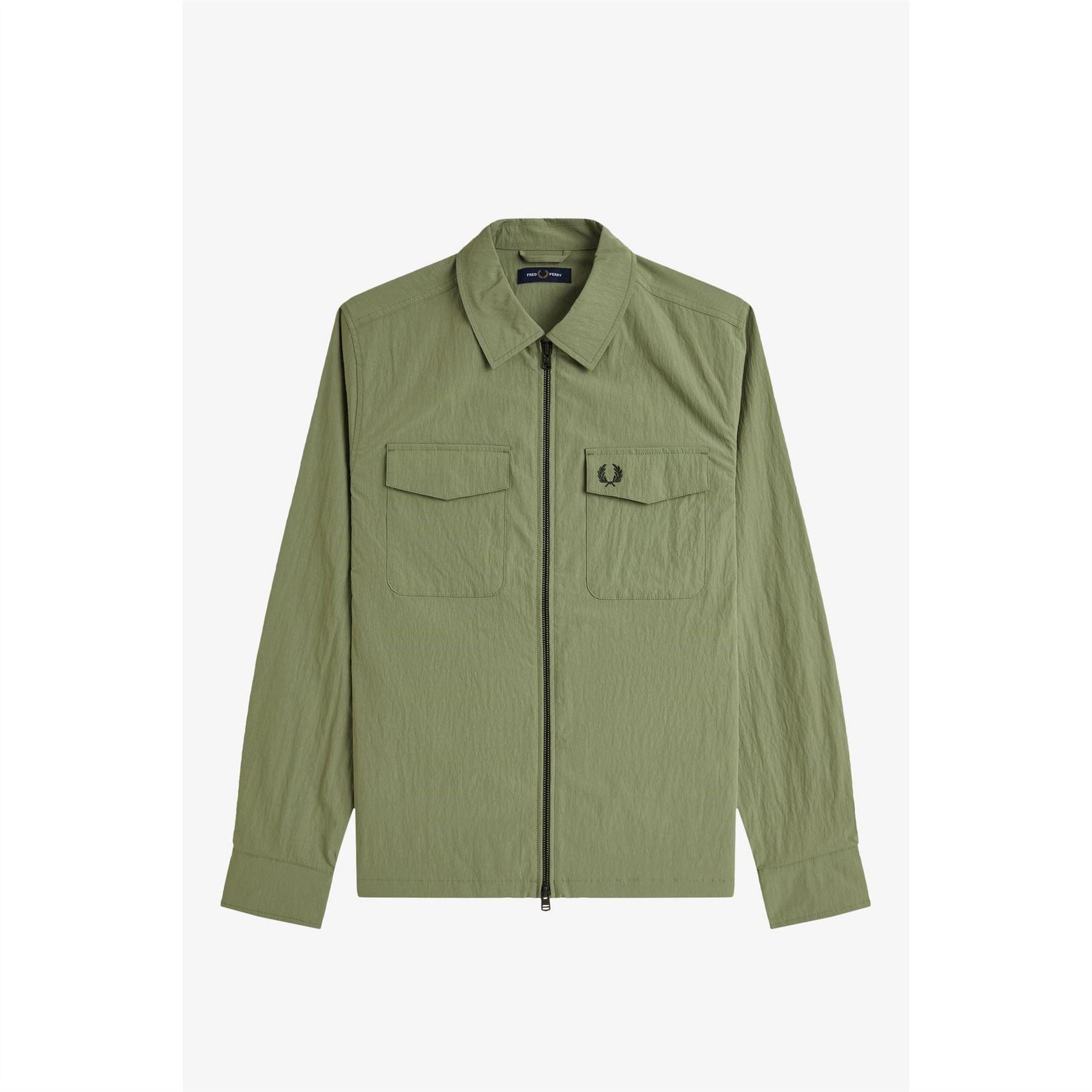 Fred Perry  Long Sleeve Zip Overshirt