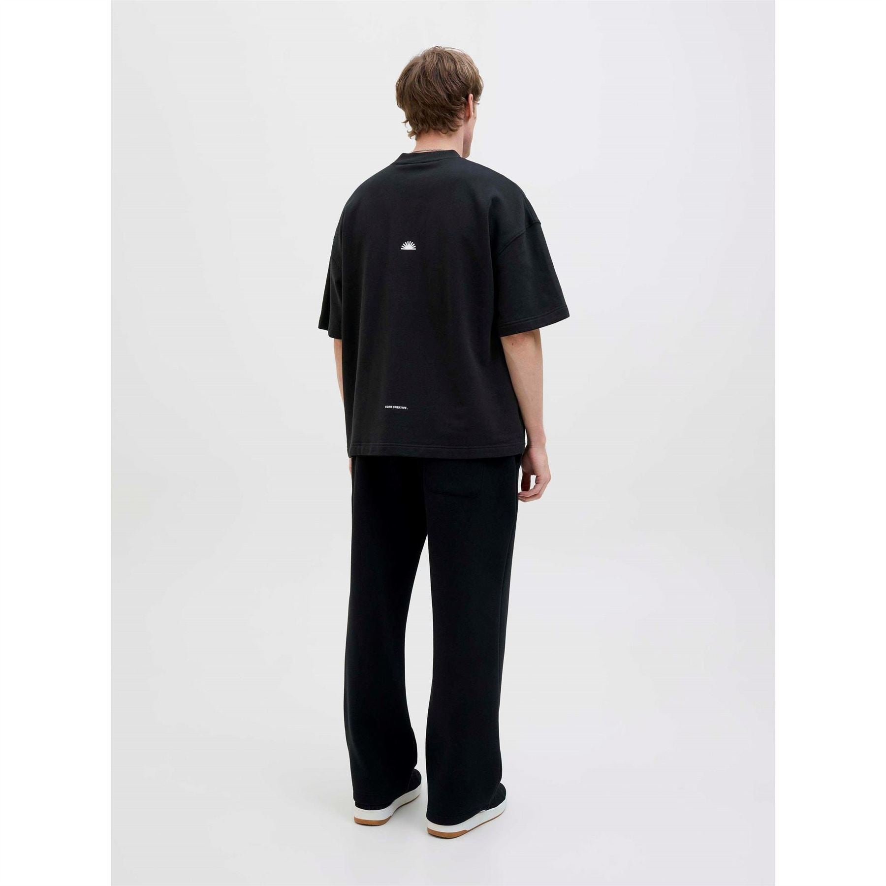 Jack and Jones Print Back Short Sleeve Crew Sweatshirt