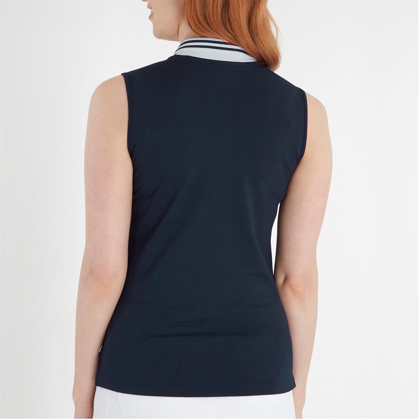 Calvin Klein Golf Color Block Sleeveless Polo Tank