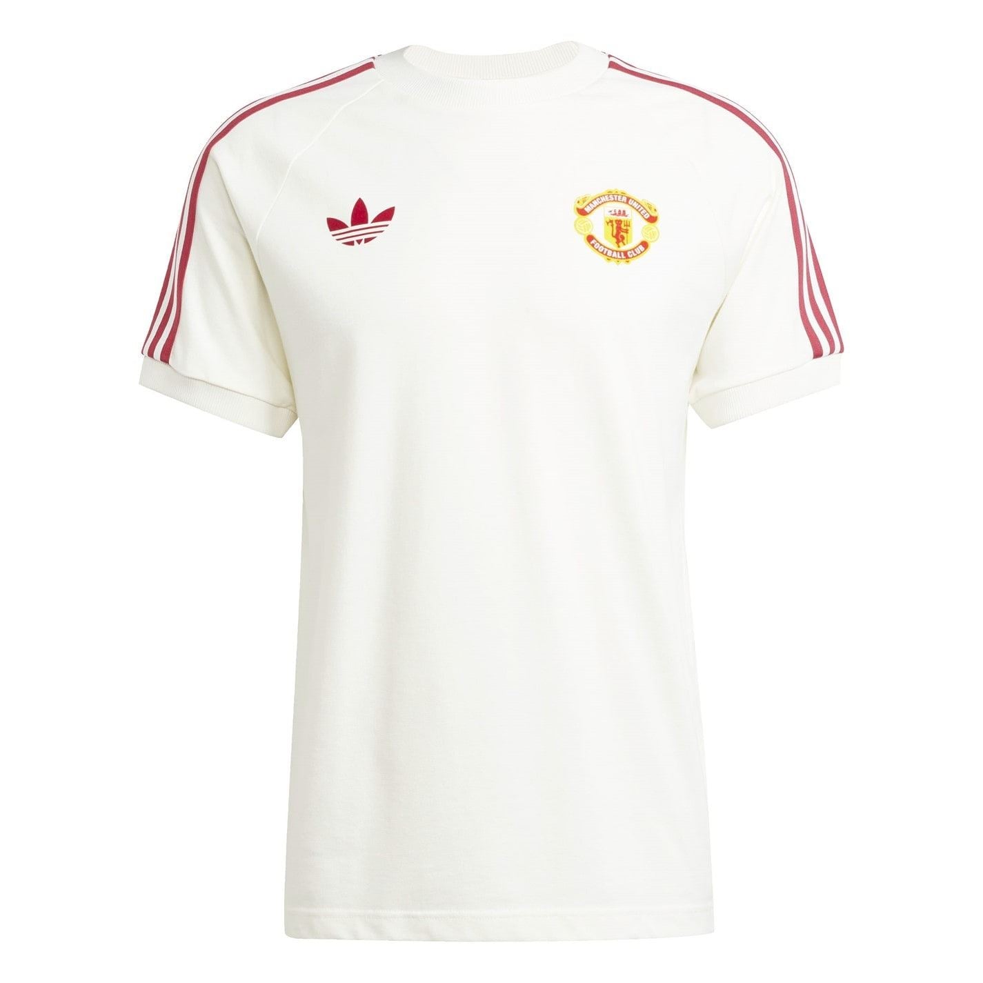 adidas Originals Manchester United Adicolor Classics 3 Stripes T-Shirt Adults
