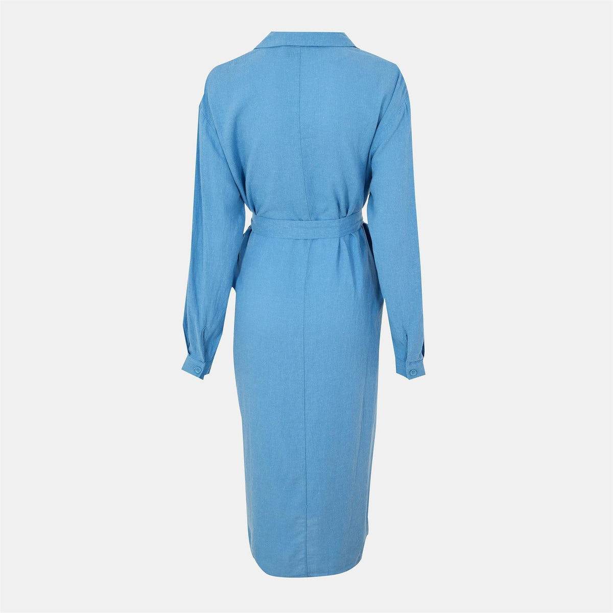 Vero Moda Linn Long Sleeve Midi Shirt Dress