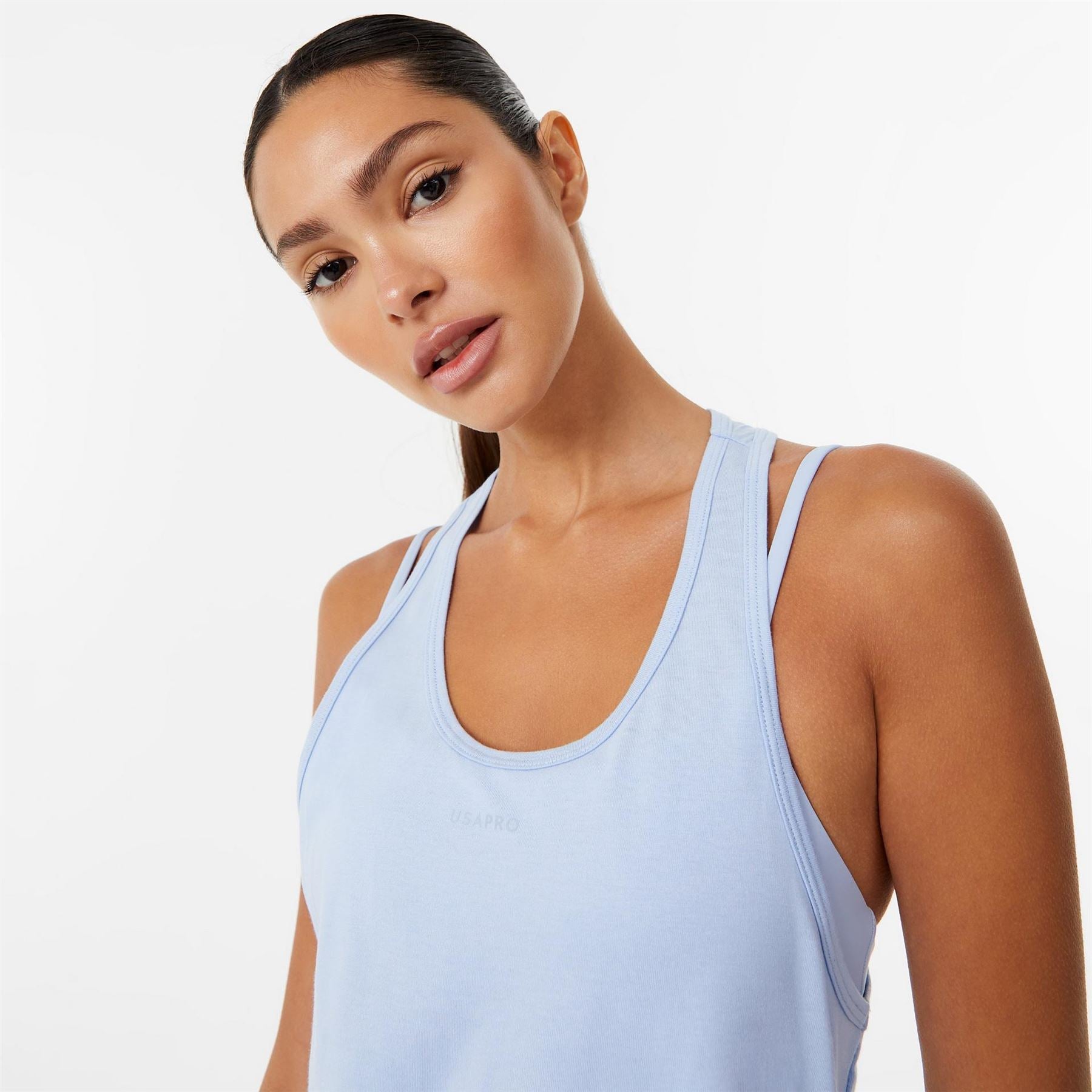 USA Pro Womens Classic Racer Back Sports Tank
