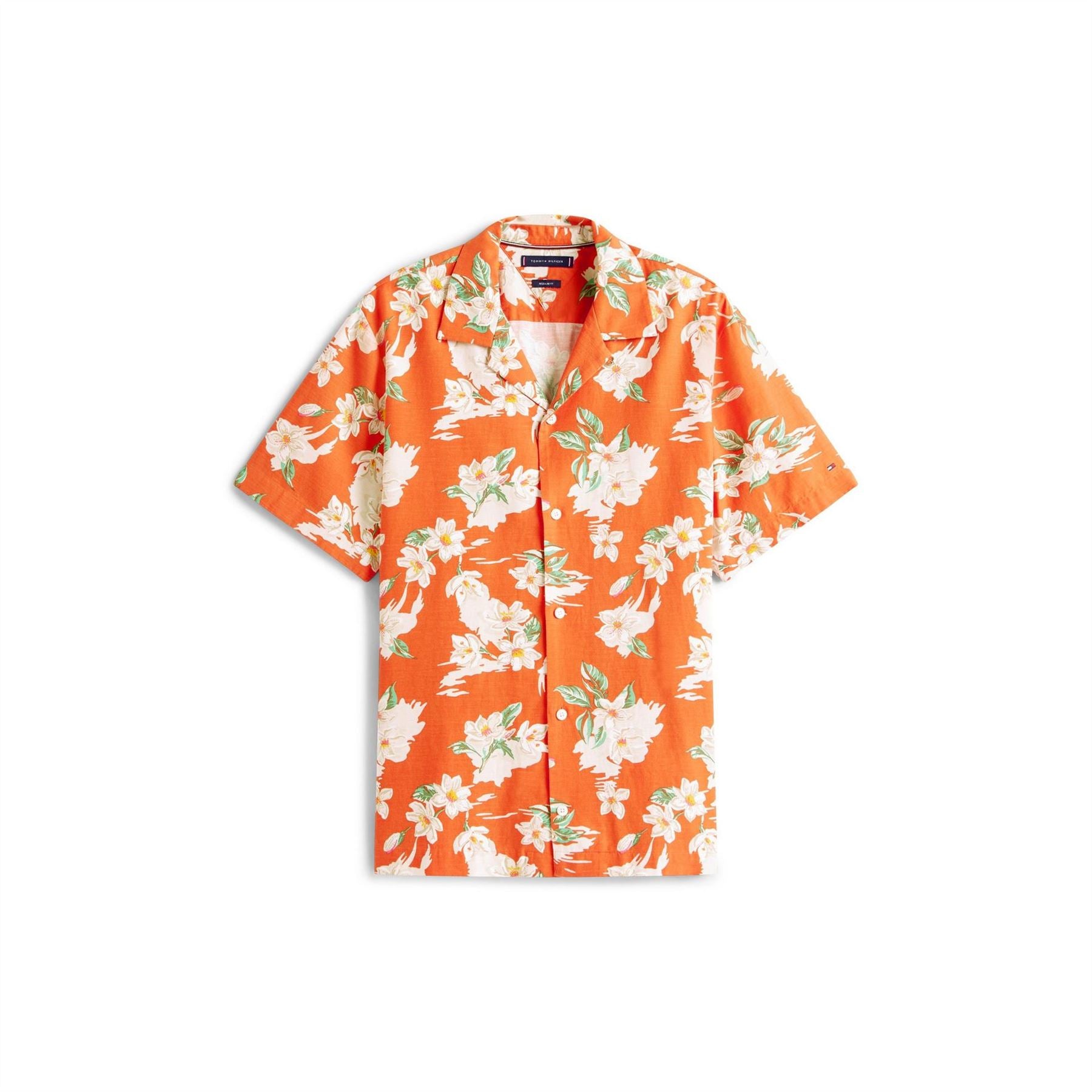 Tommy Hilfiger Floral Regular Fit Short Sleeve Shirt