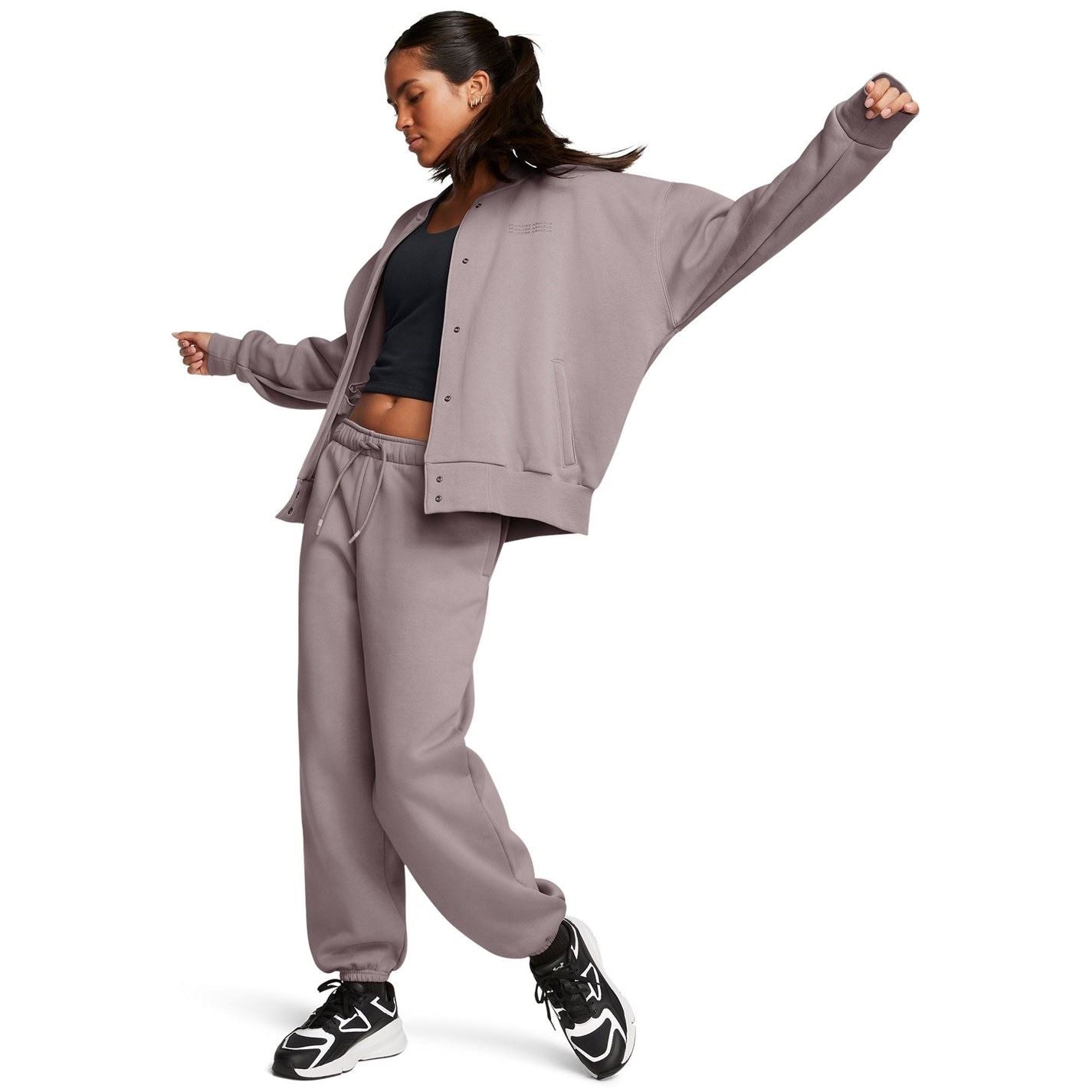 Under Armour Fleece Varsity Bomber Jacket