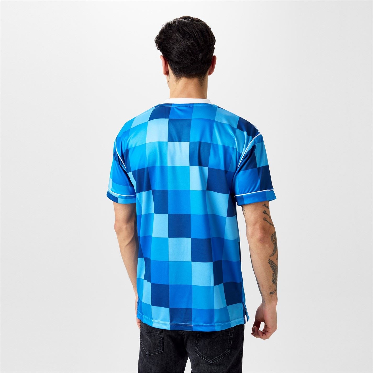 Score Draw Derby County 1988 Retro Away Shirt Adults