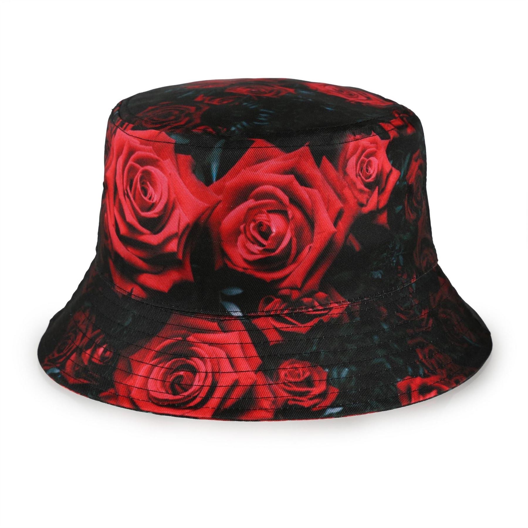 Spiral All Around Brim Panel Construction Bucket Hat