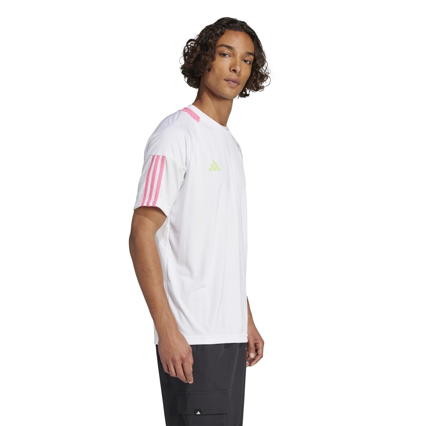 adidas Mens Classic 3 Stripe Sereno T-Shirt