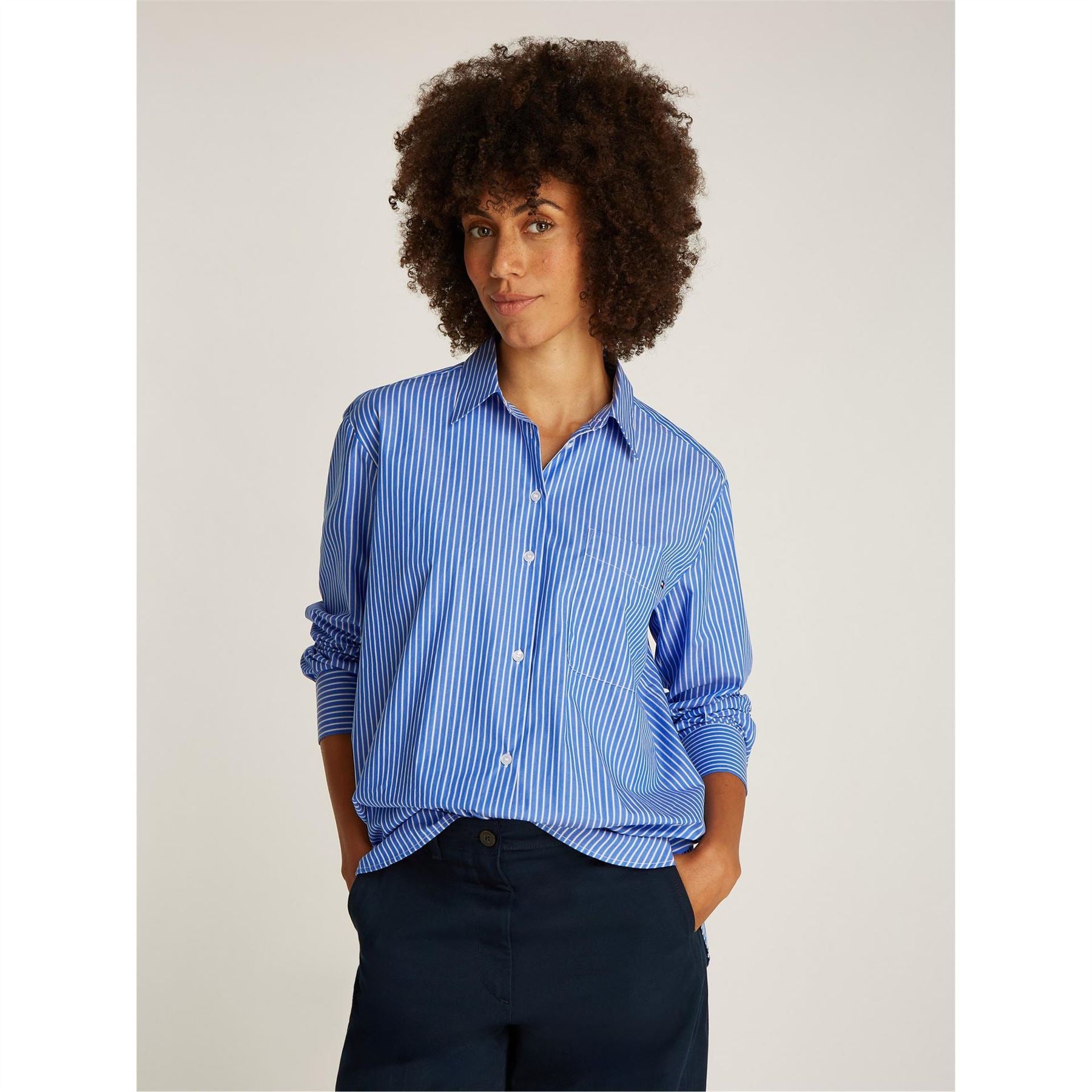 Tommy Hilfiger Easy Fit Long Sleeve Patterned Shirt